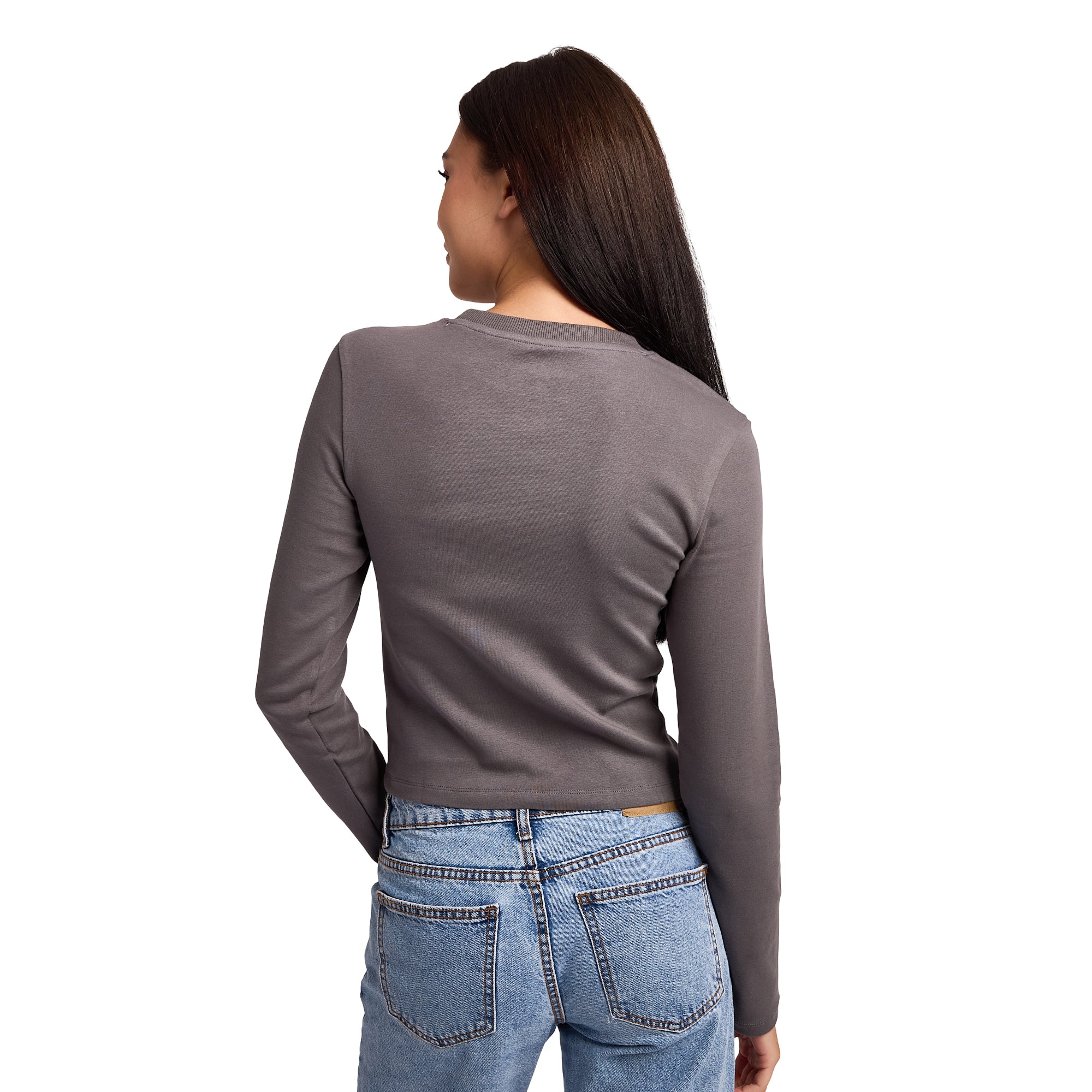 Hello Kitty & Friends Group Shot Women's Black Long Sleeve Baby Tee