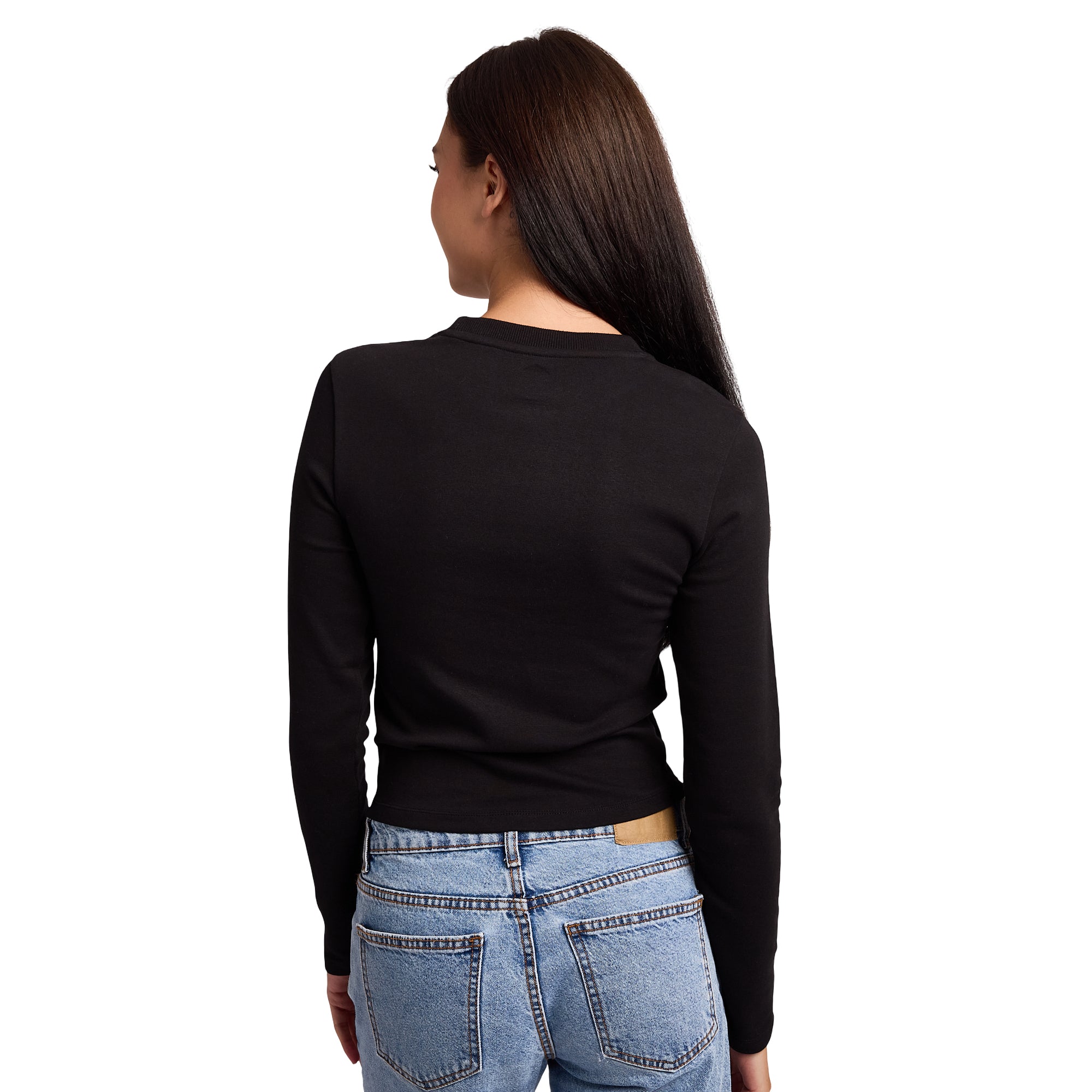 Wicked Glinda  Glinda Best Witch Women's Black Long Sleeve Baby Tee