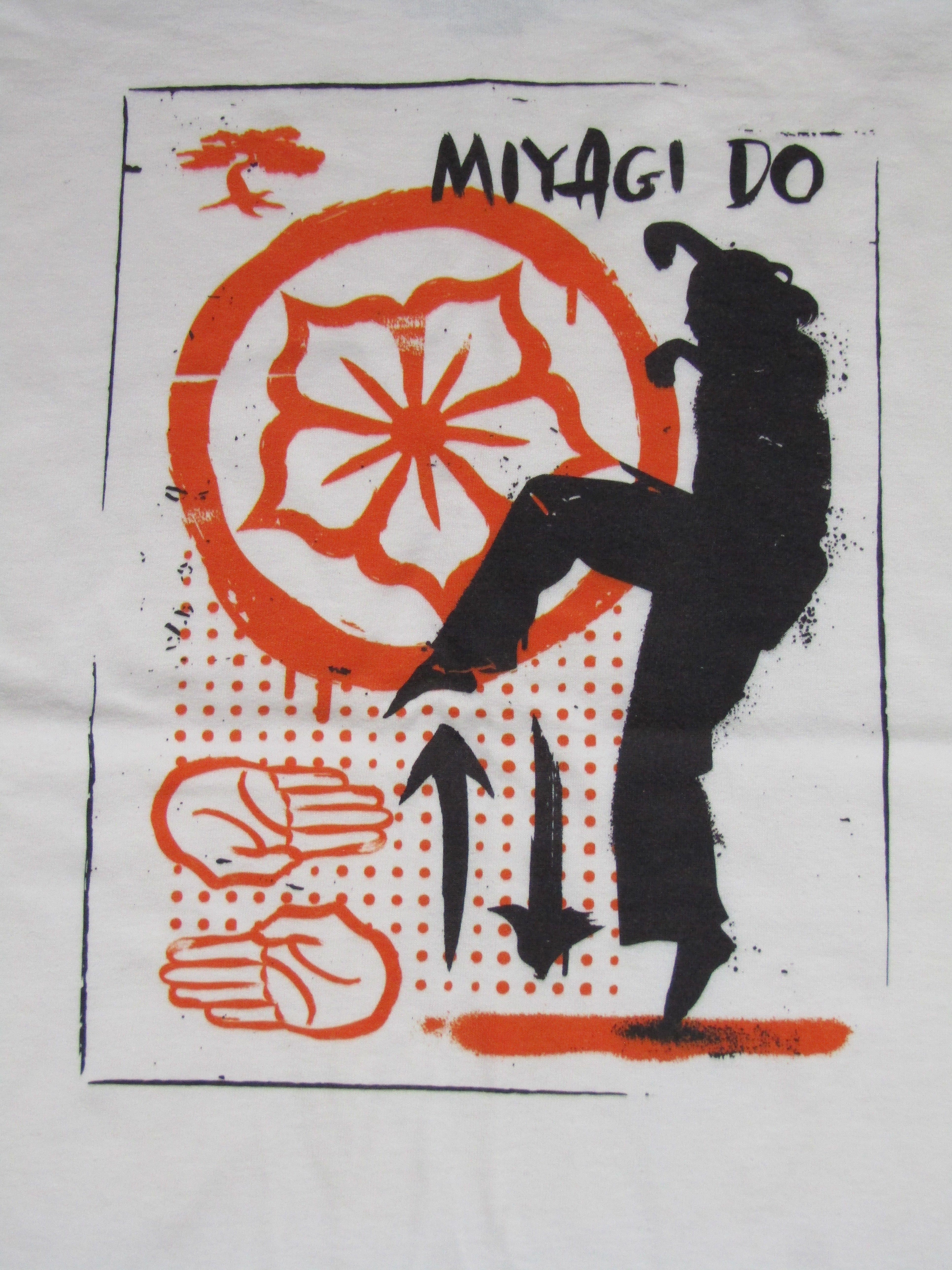 Cobra Kai Miyagi-Do Karate Crane Pose Logo Men's White Sweatshirt