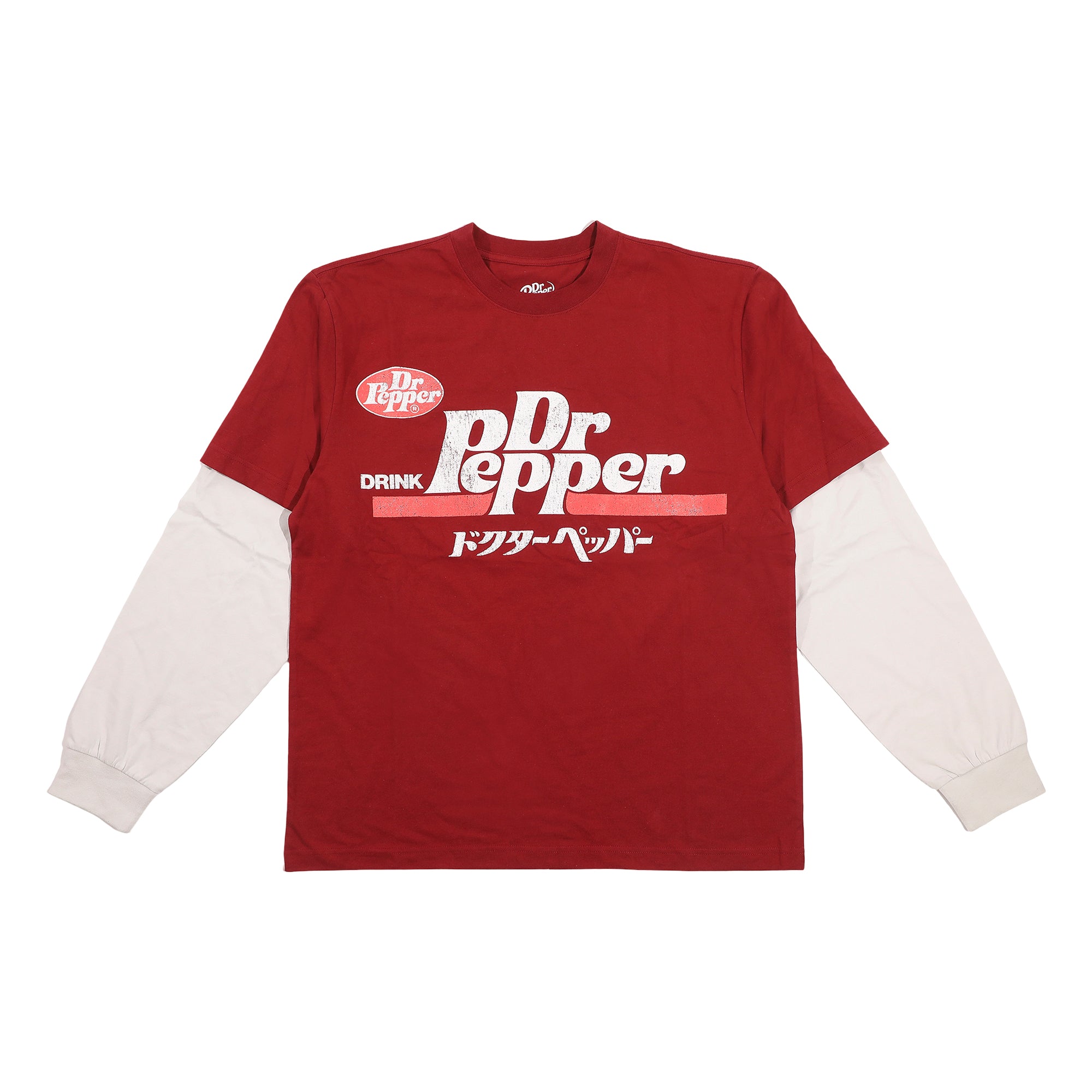 Dr Pepper Drink Dr Pepper Kanji Men's Twofer Combo Shirt