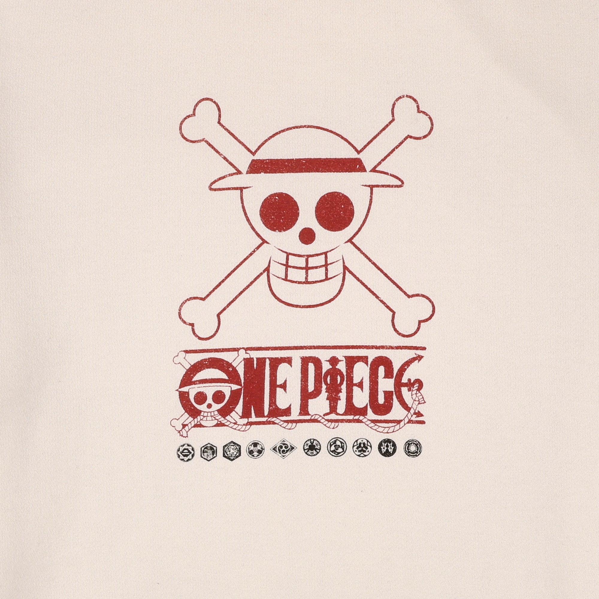 One Piece (Animated Series) Straw Hat Crew Men’s Oversized Crew Neck Sweatshirt