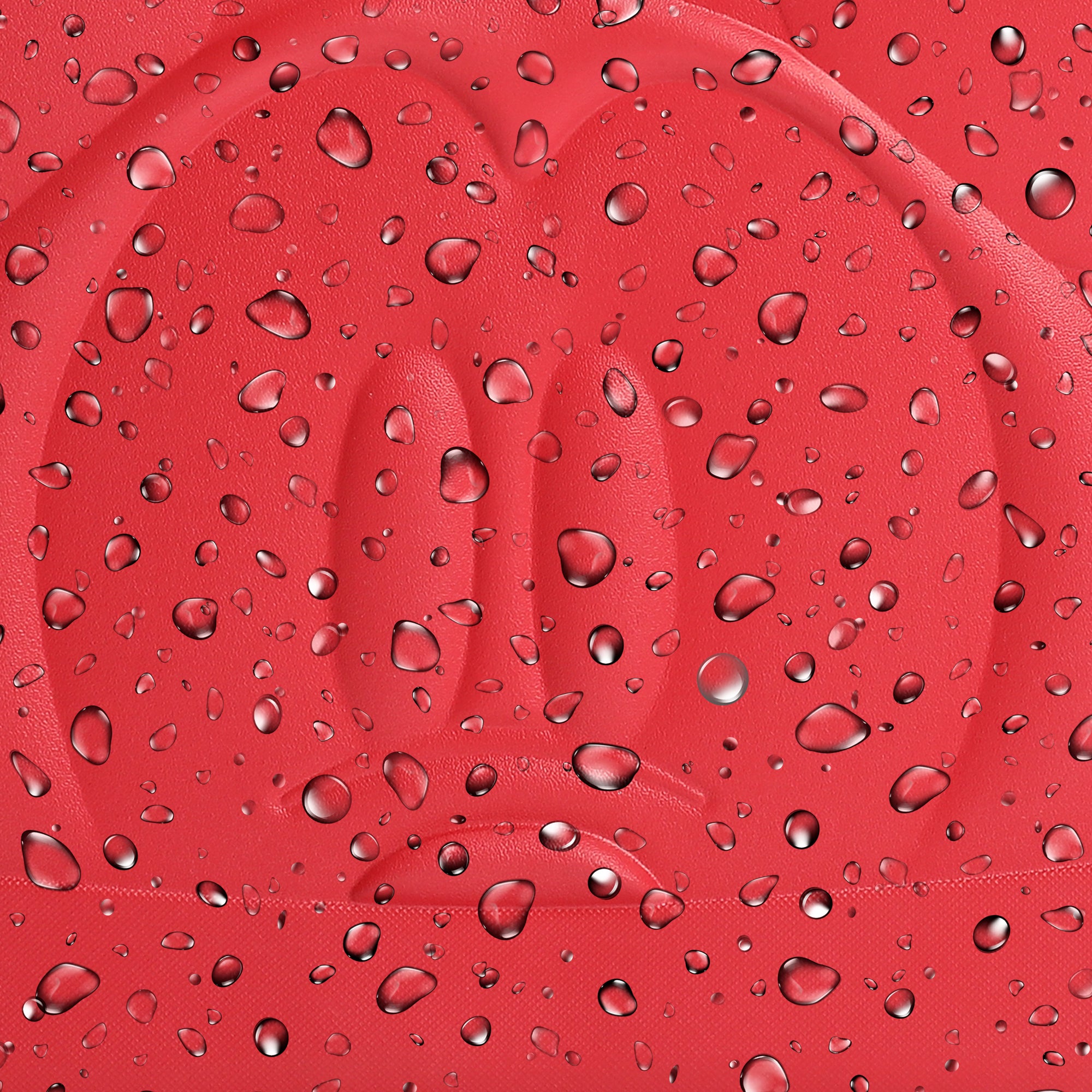 Disney Mickey Mouse 3D Character Face 16.5" Red EVA Molded Gummy Tote