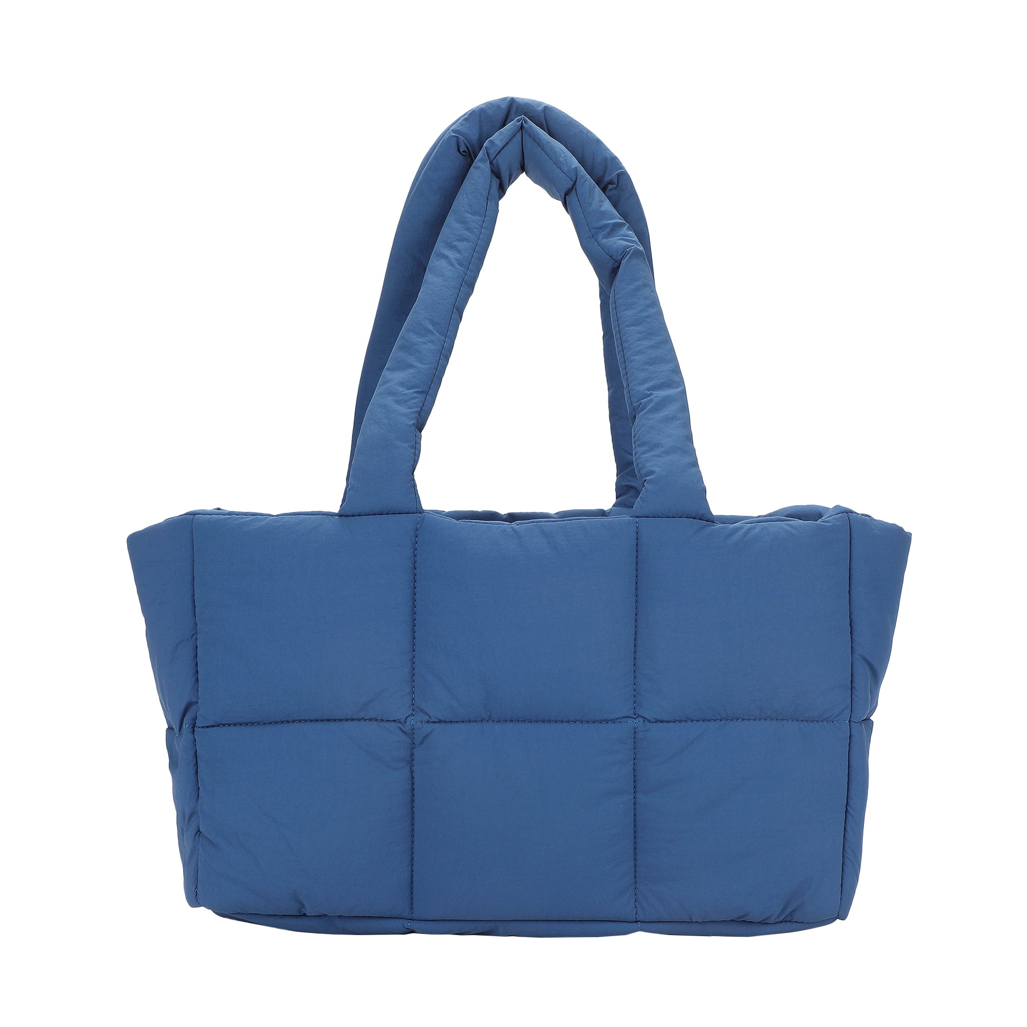 Lilo & Stitch Stitch Quilted Puffer Tote Bag with Rubber and PU Badge