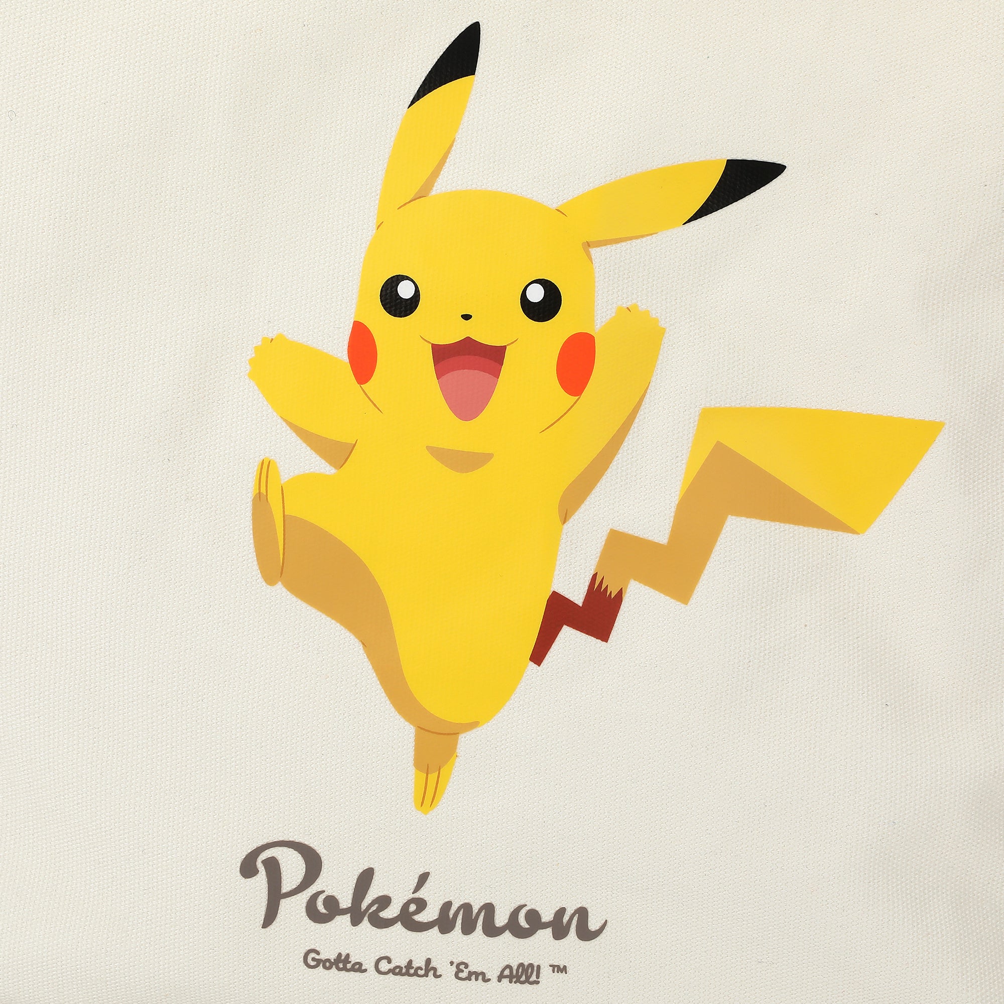 Pokemon Pikachu 15-inch Adult White Tote Bag