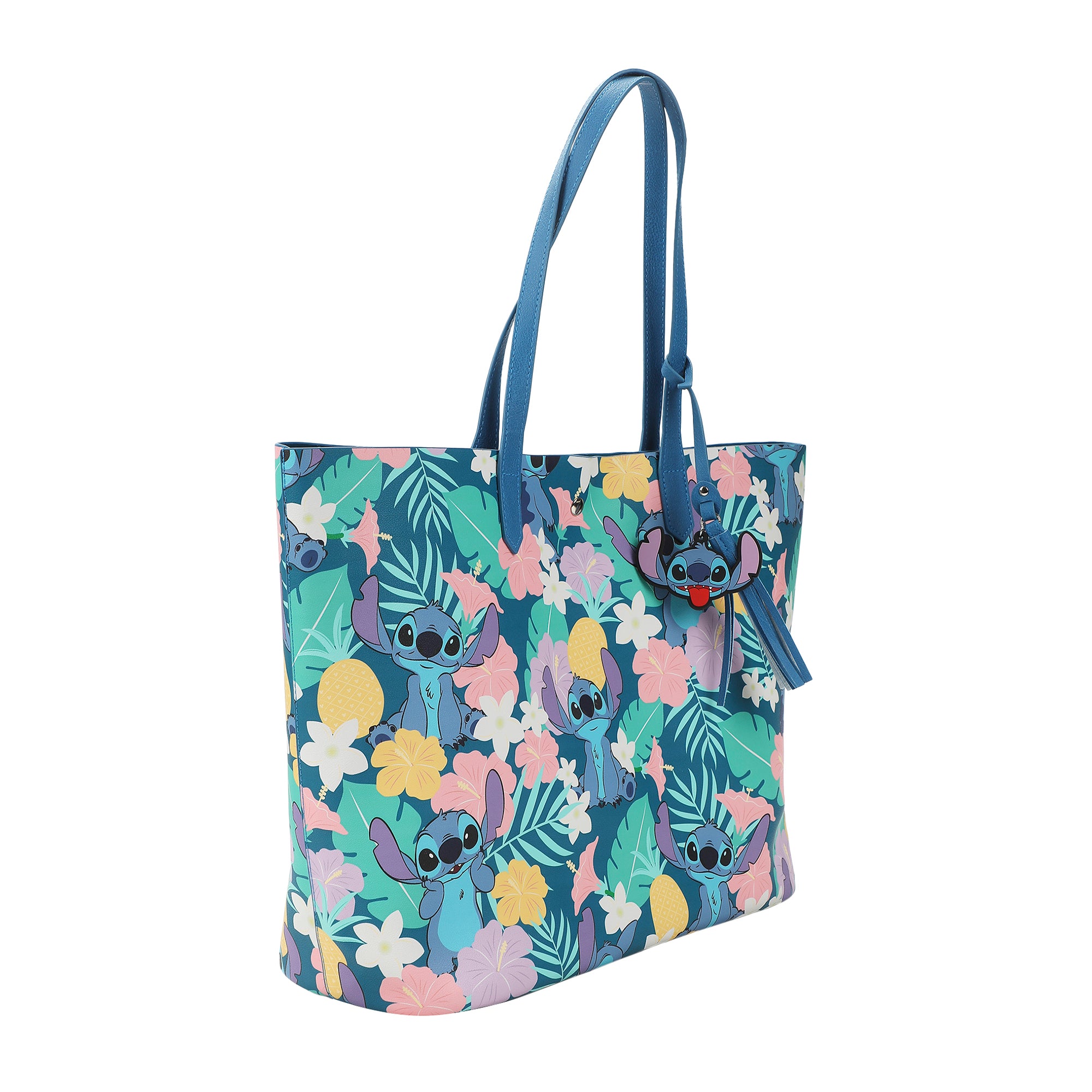 Disney's Stitch Floral Character Tote Bag