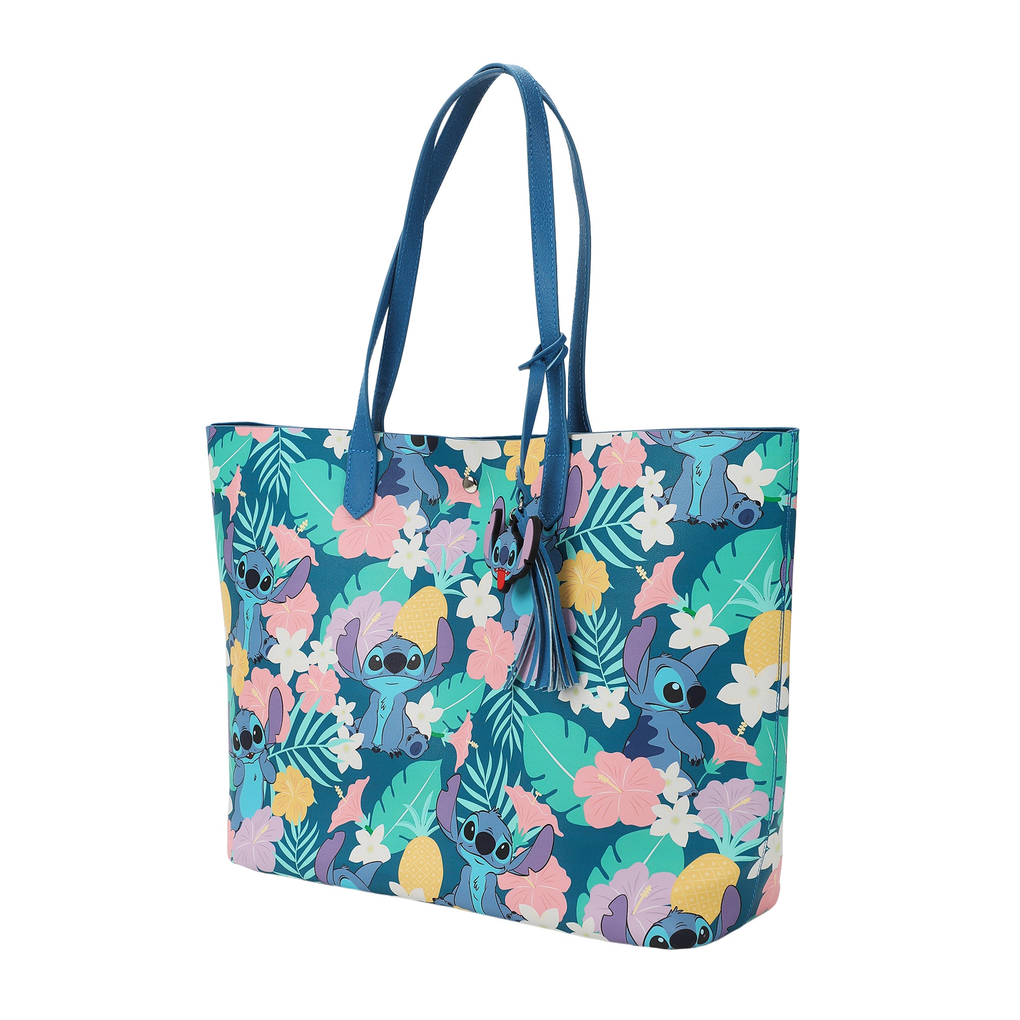 Disney's Stitch Floral Character Tote Bag