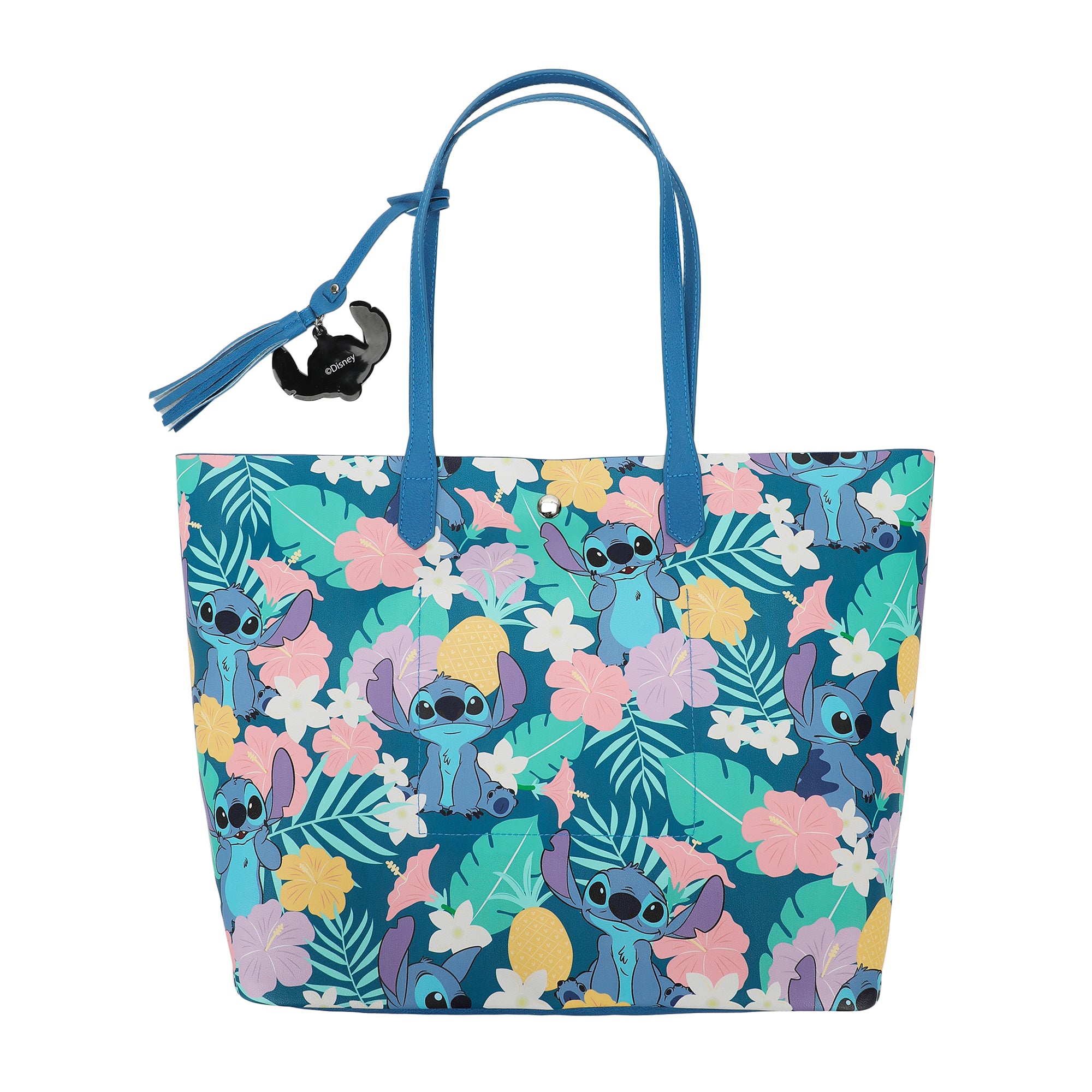 Disney's Stitch Floral Character Tote Bag