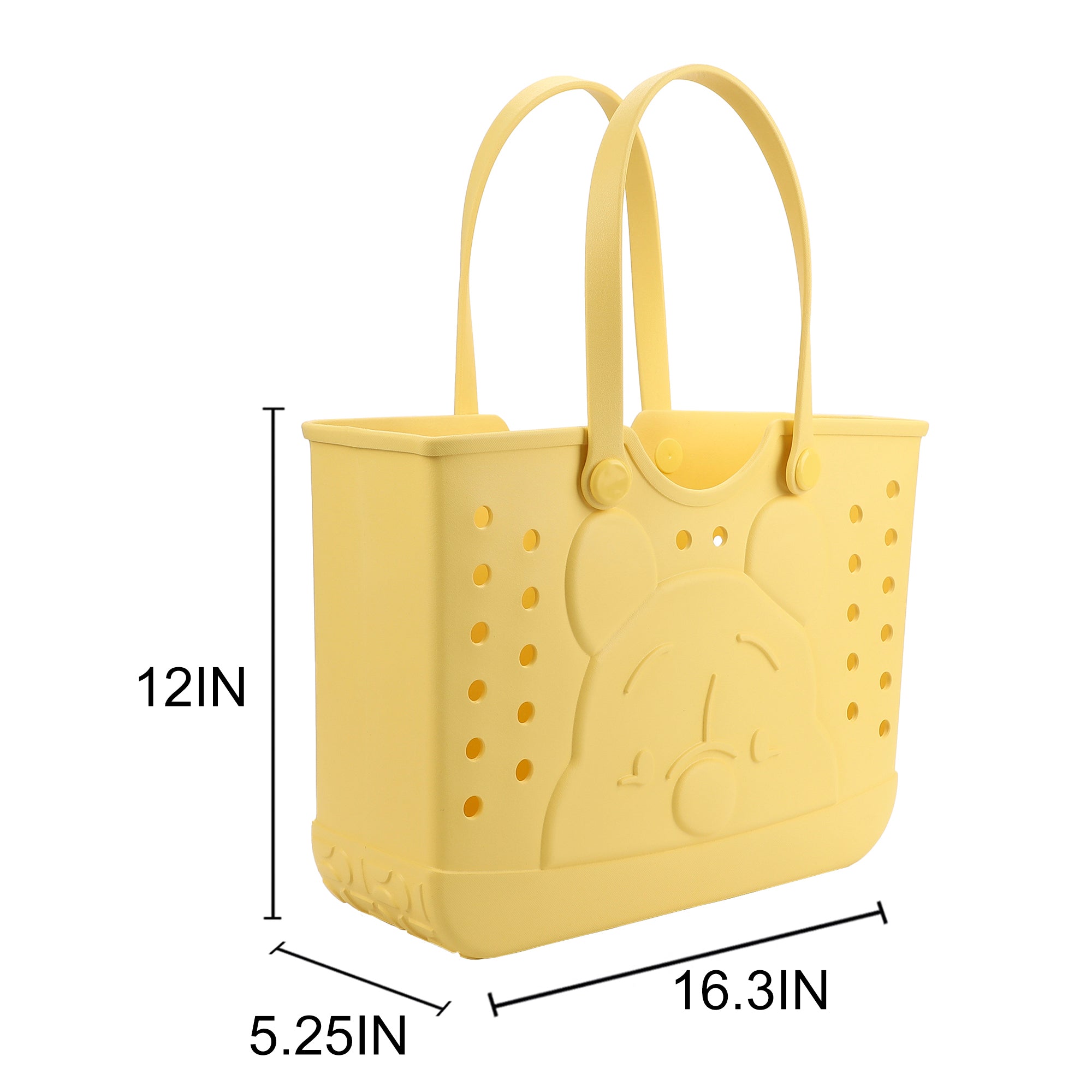 Disney Winnie the Pooh Rubber Rubber 16.5" EVA Molded Gummy Tote