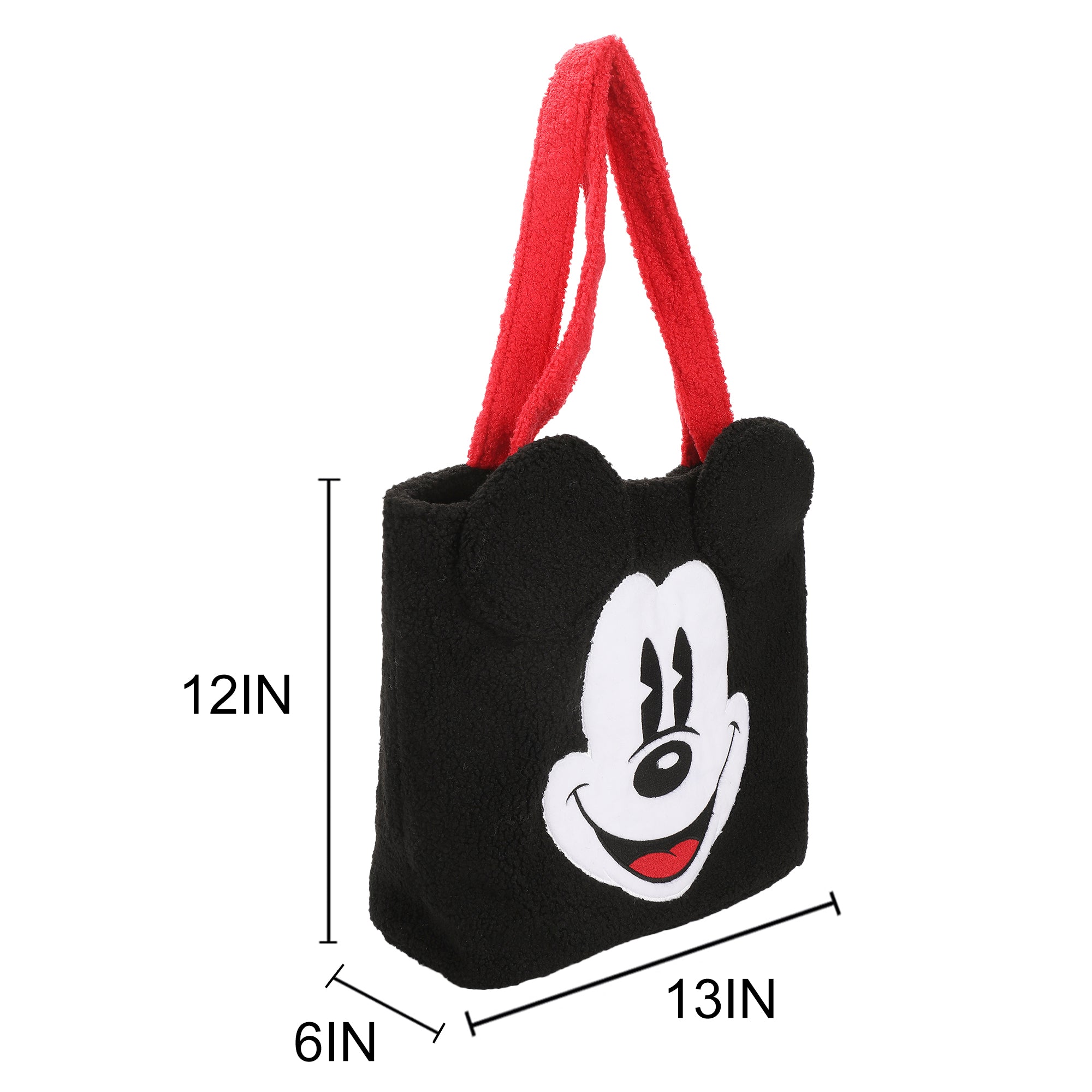 Mickey Mouse Classic Sherpa Women's 12" Tote Bag