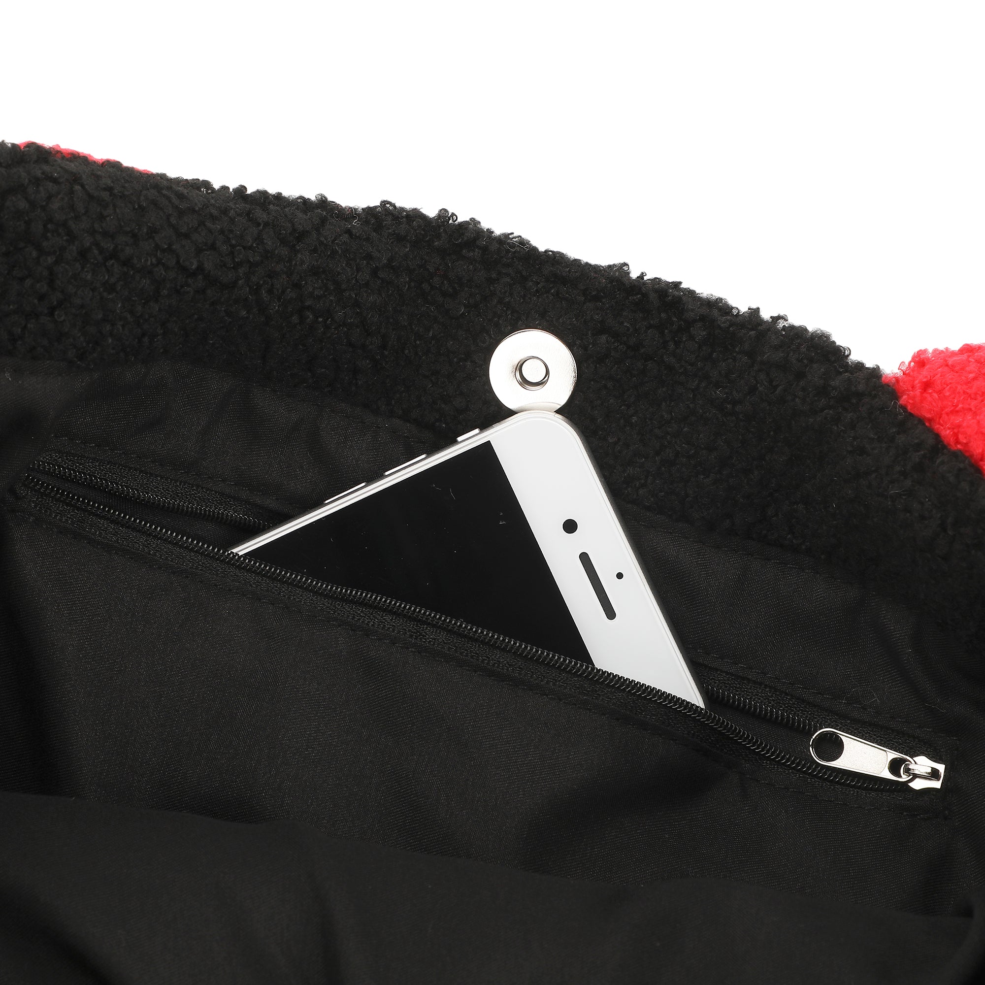 Mickey Mouse Classic Sherpa Women's 12" Tote Bag