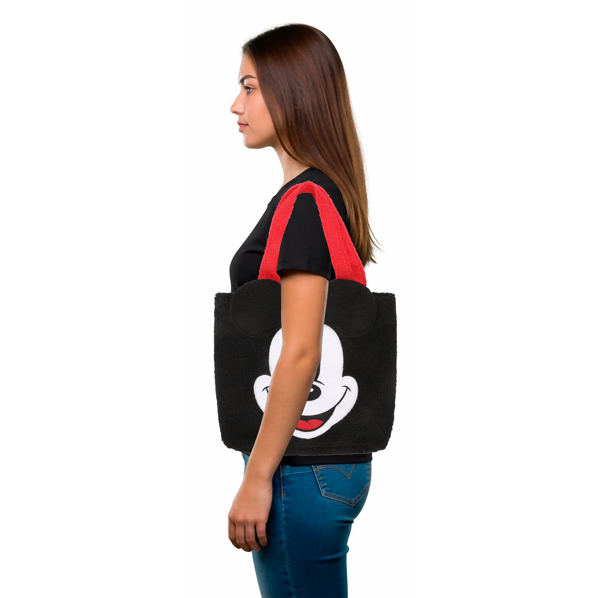 Mickey Mouse Classic Sherpa Women's 12" Tote Bag