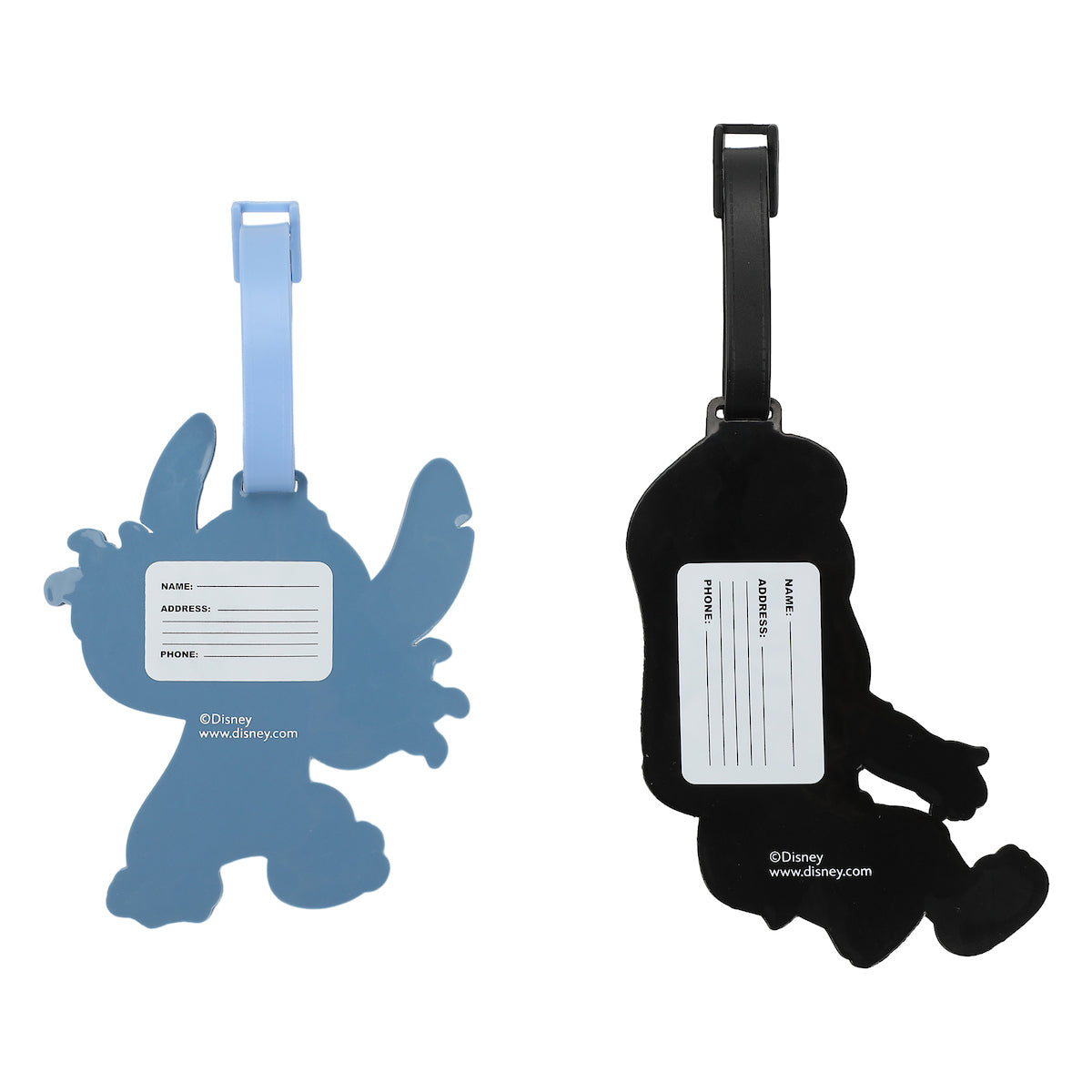 Lilo & Stitch Molded Rubber Youth 2pc Set Luggage Tag