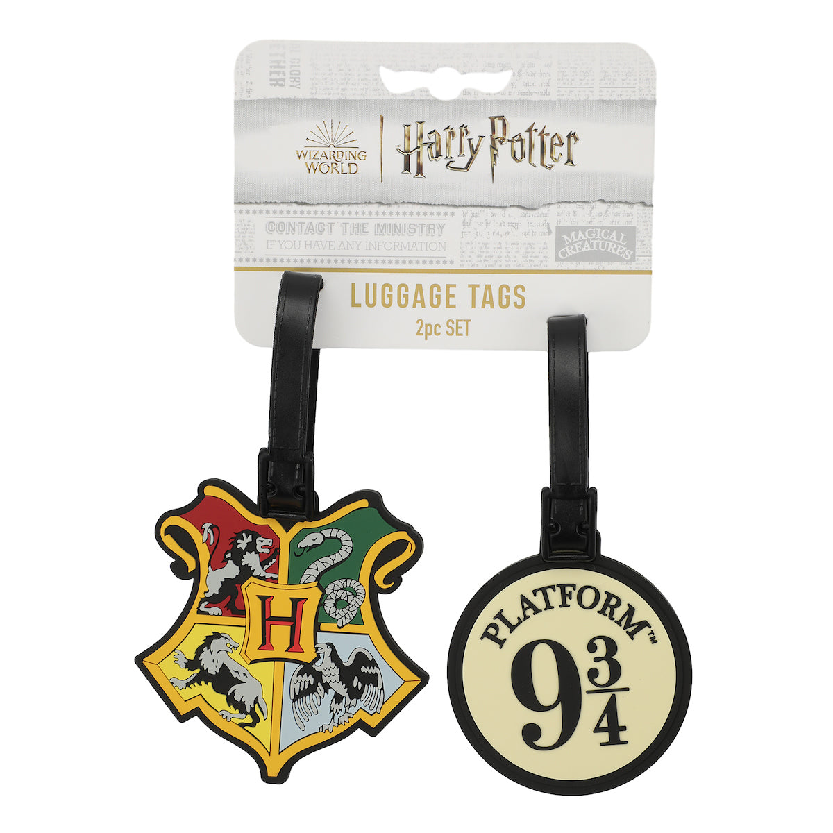 Harry Potter Luggage Tag 2-Pack - Magical Travel Accessories!