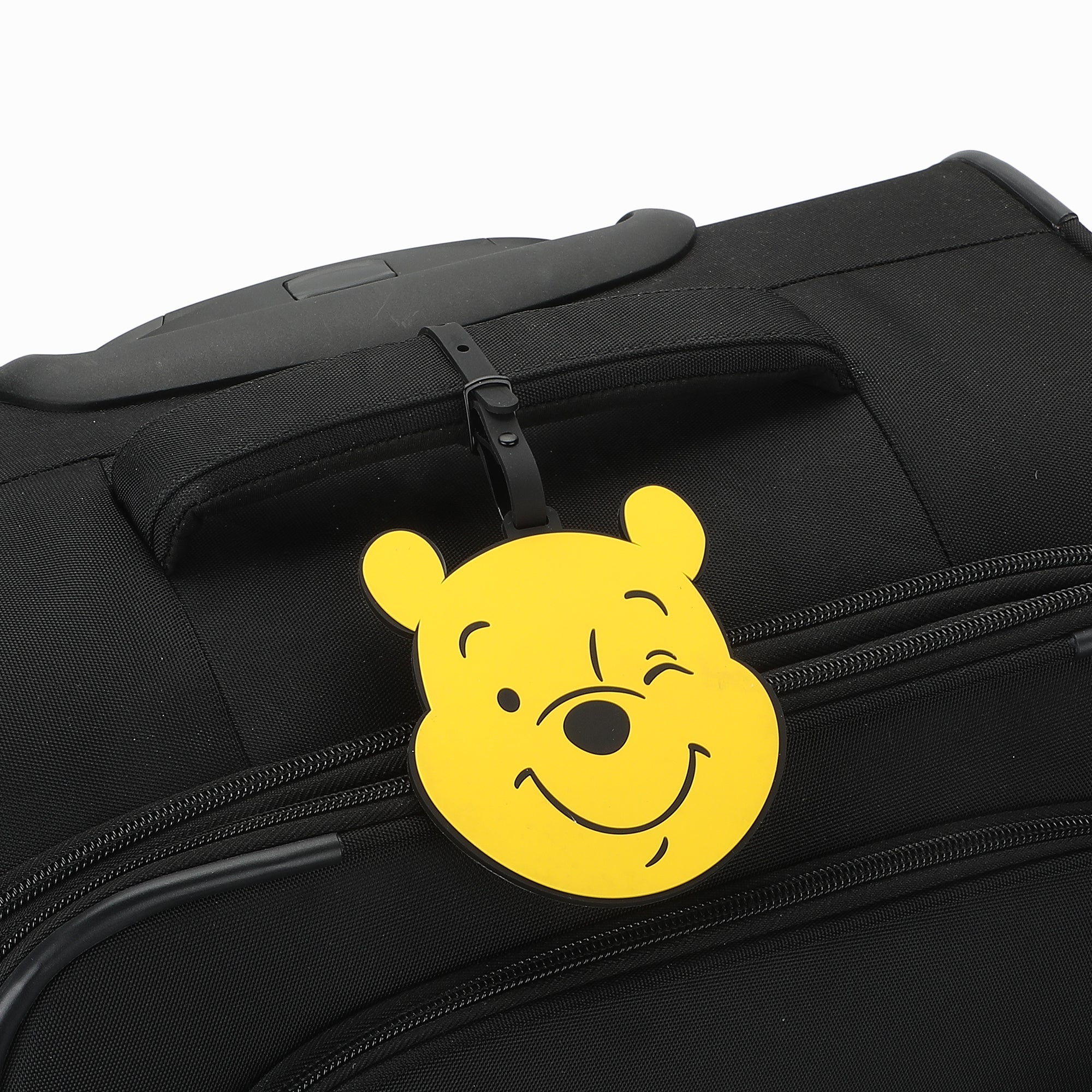 Winnie The Pooh Pooh and Piglet Molded Rubber Luggage Tag Set 2pc