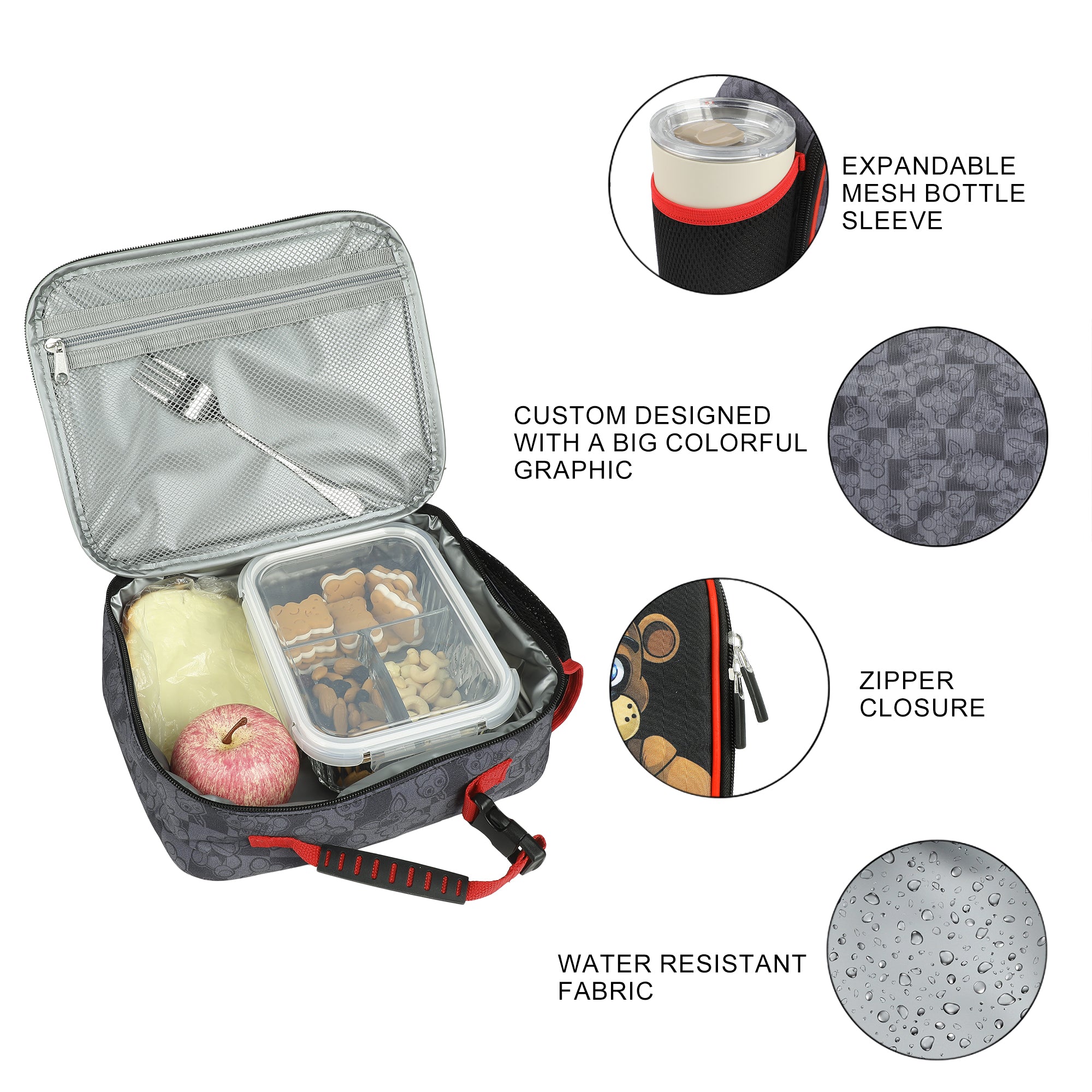 Five Nights at Freddy's Insulated Lunch Kit