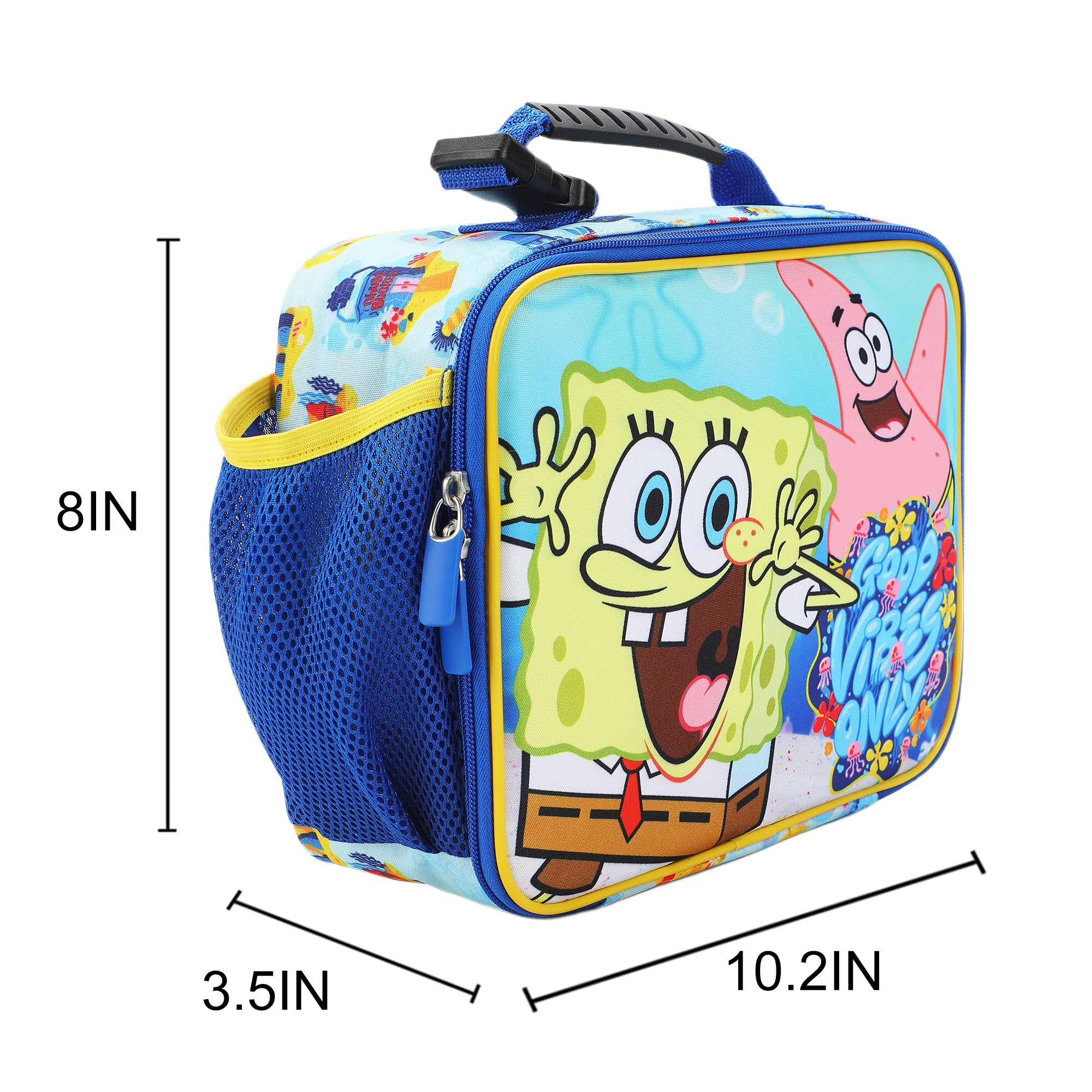 SpongeBob SquarePants "Good Vibes Only" Insulated Lunch Kit