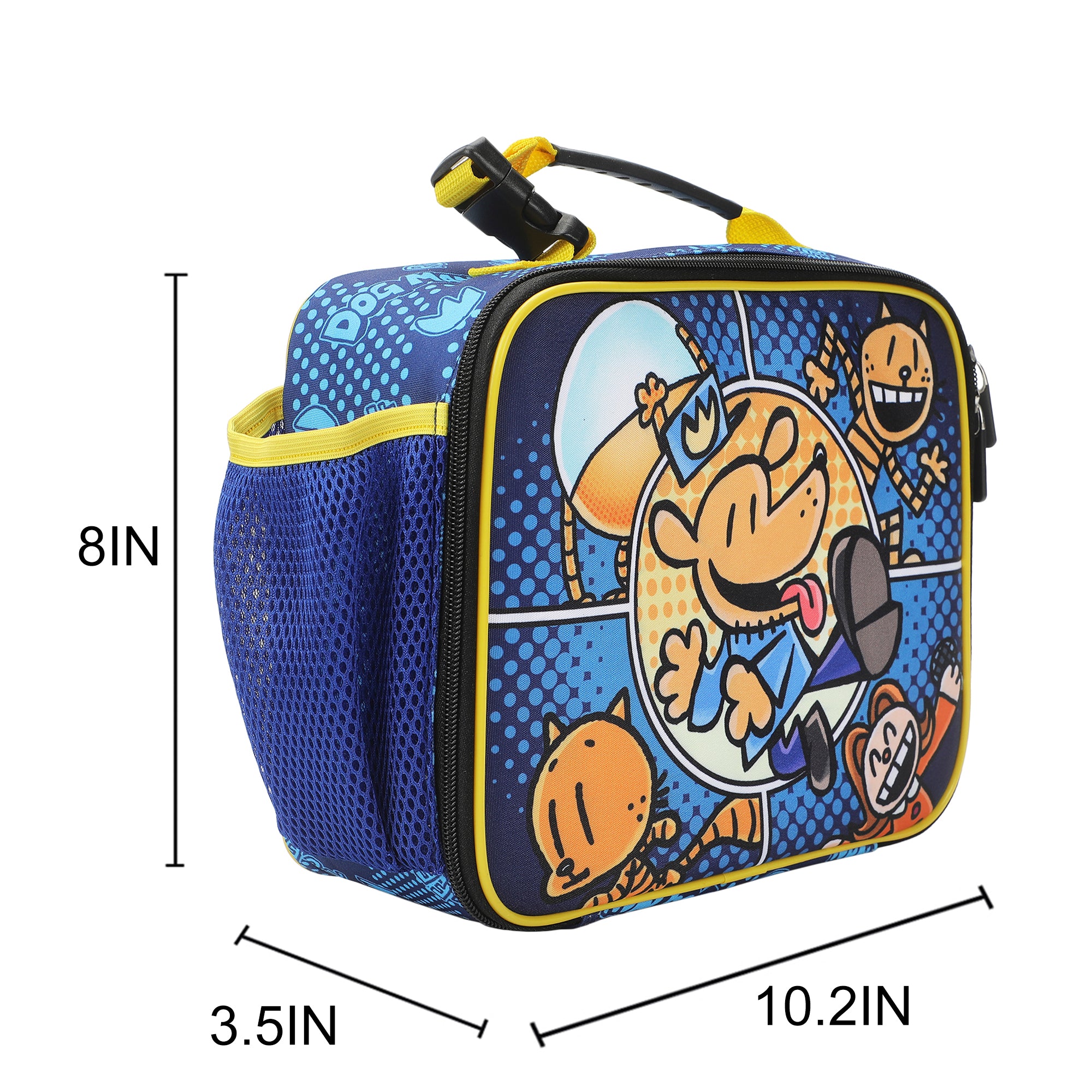 Dog Man In Action Insulated Lunch Kit