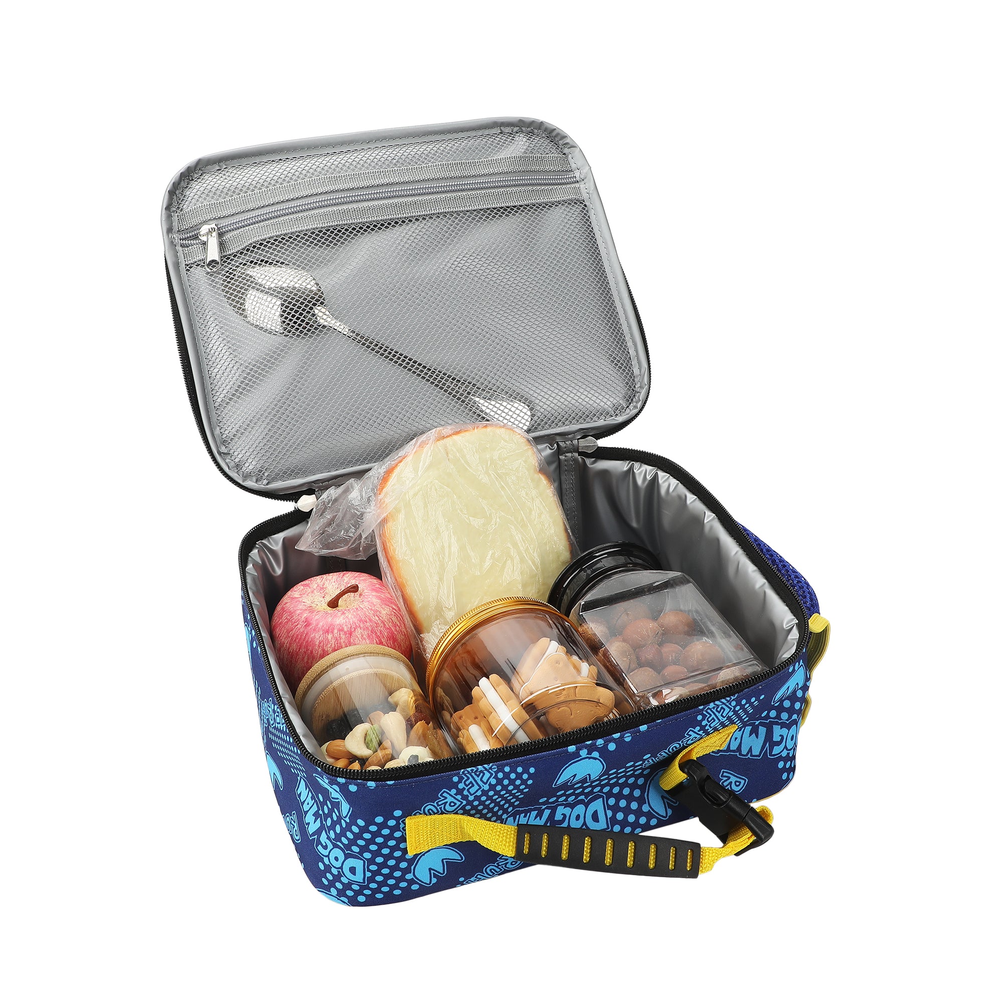 Dog Man In Action Insulated Lunch Kit