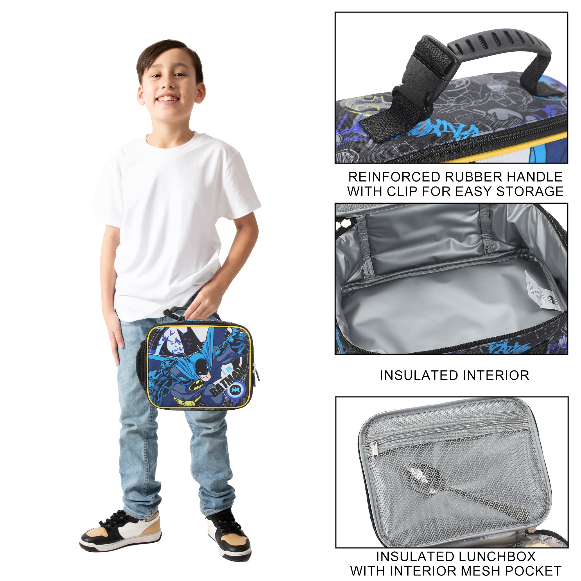 Batman In Action Insulated Lunch Kit