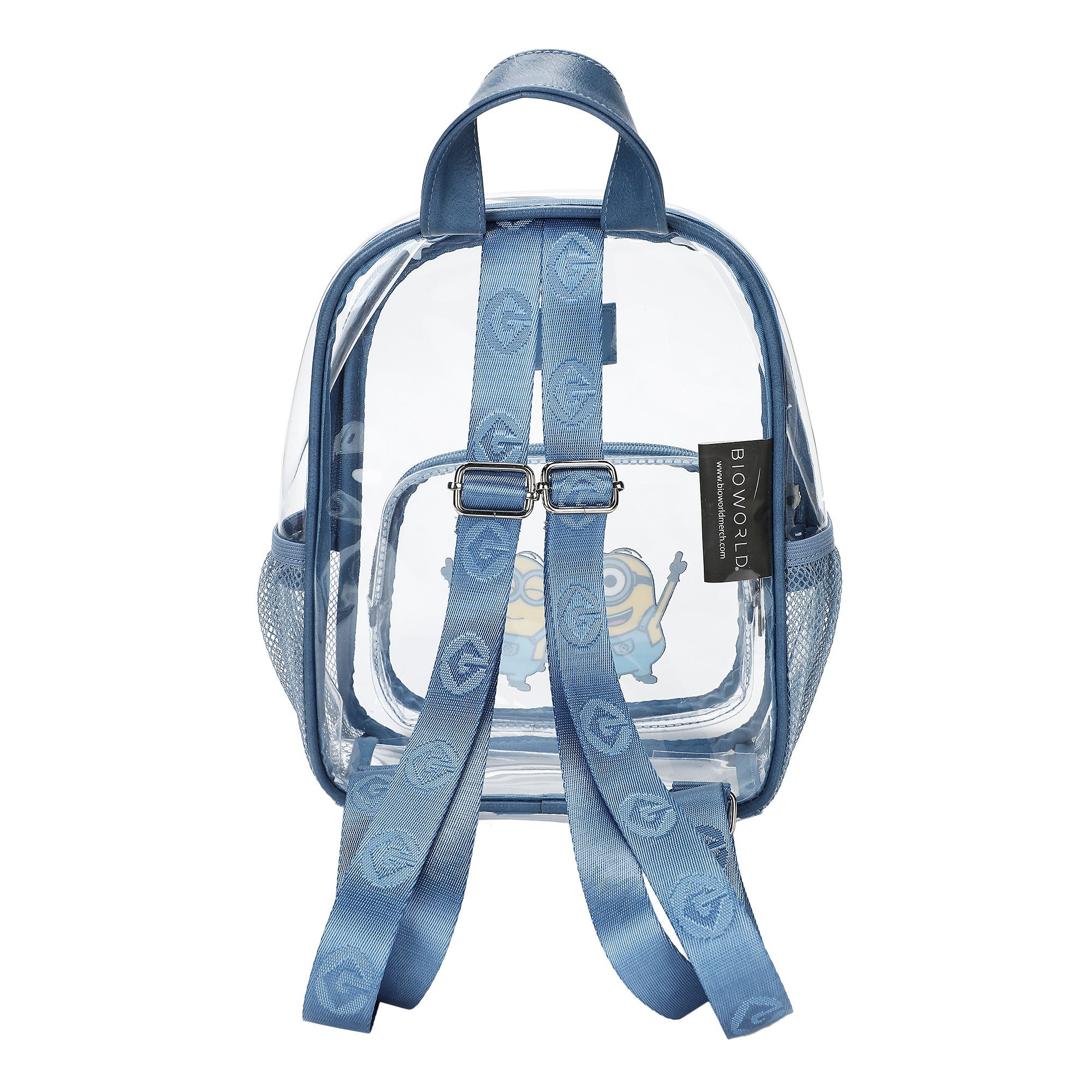 Minions Print Adult 11" Mini Backpack with Mesh Pockets