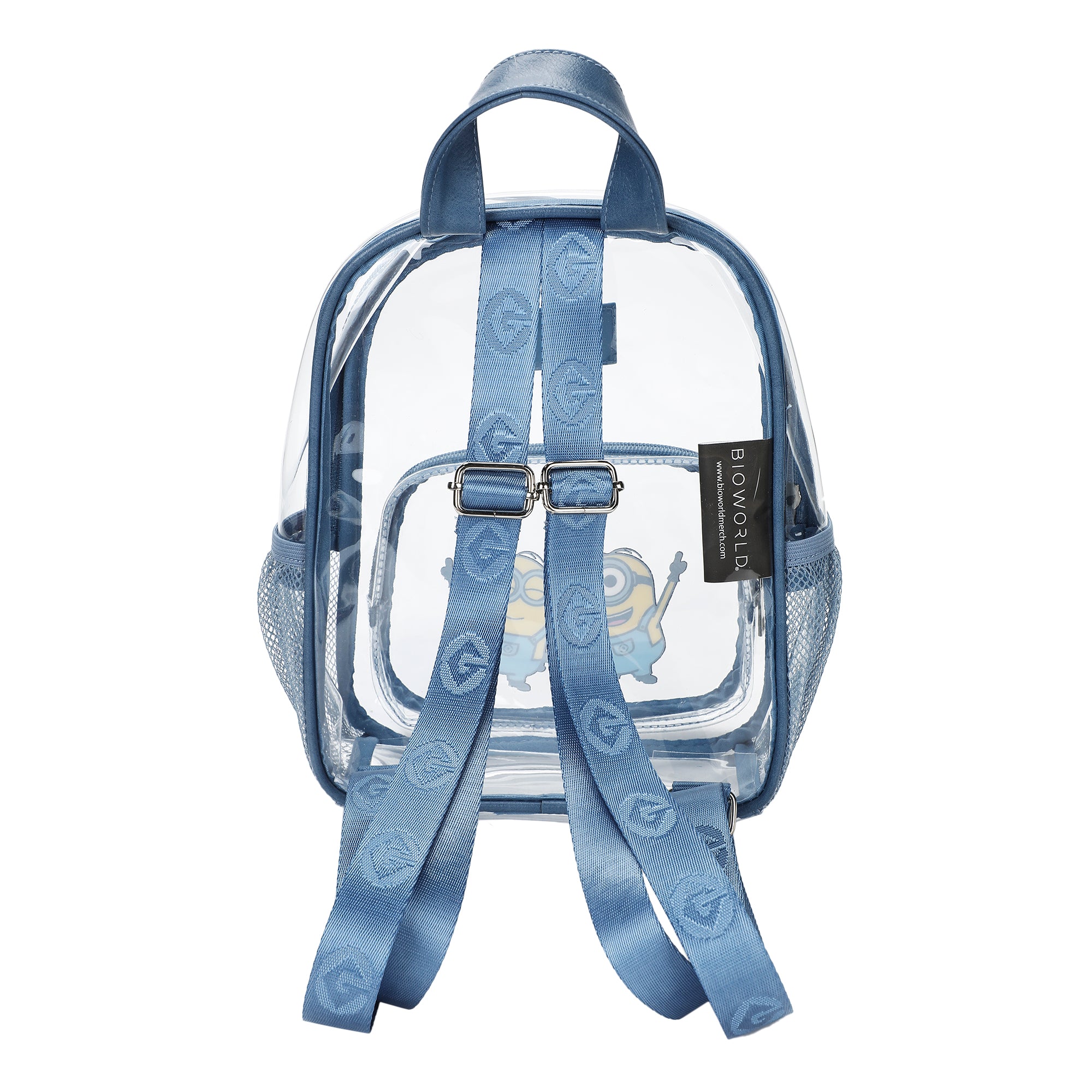 Minions Print Adult 11" Mini Backpack with Mesh Pockets