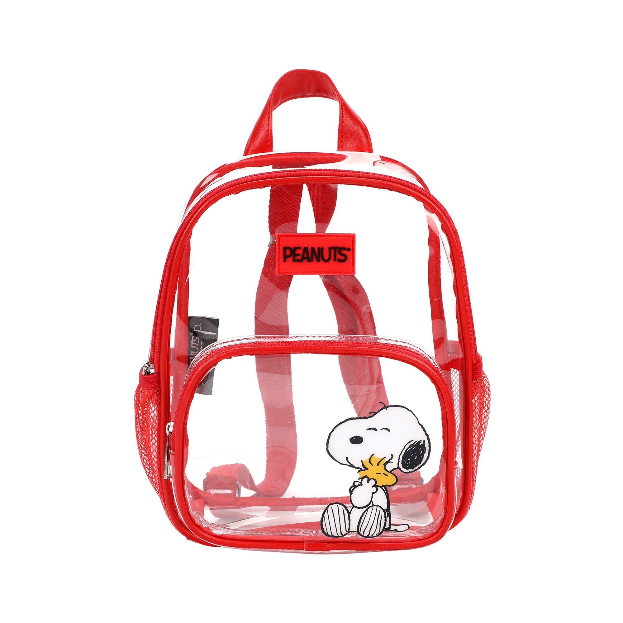 Peanuts Snoopy & Woodstock Clear 10" Adult Mini Backpack