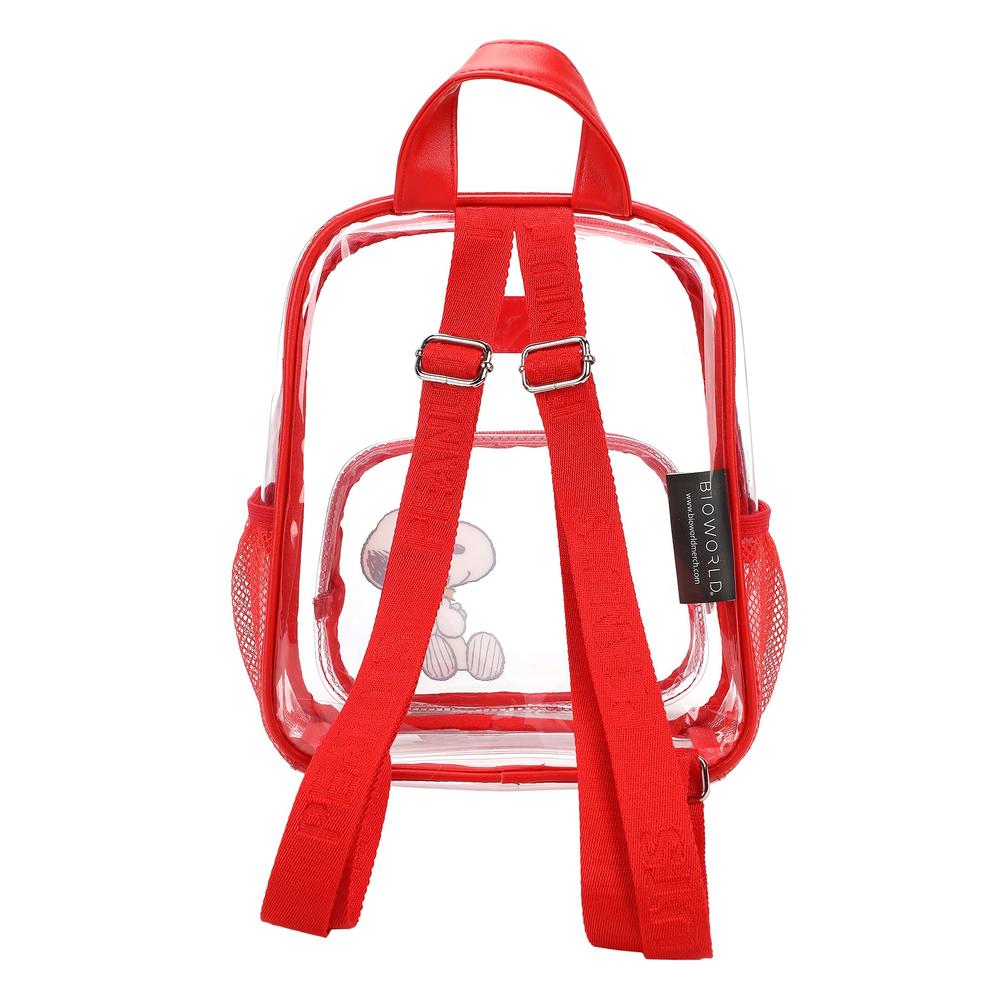 Peanuts Snoopy & Woodstock Clear 10" Adult Mini Backpack