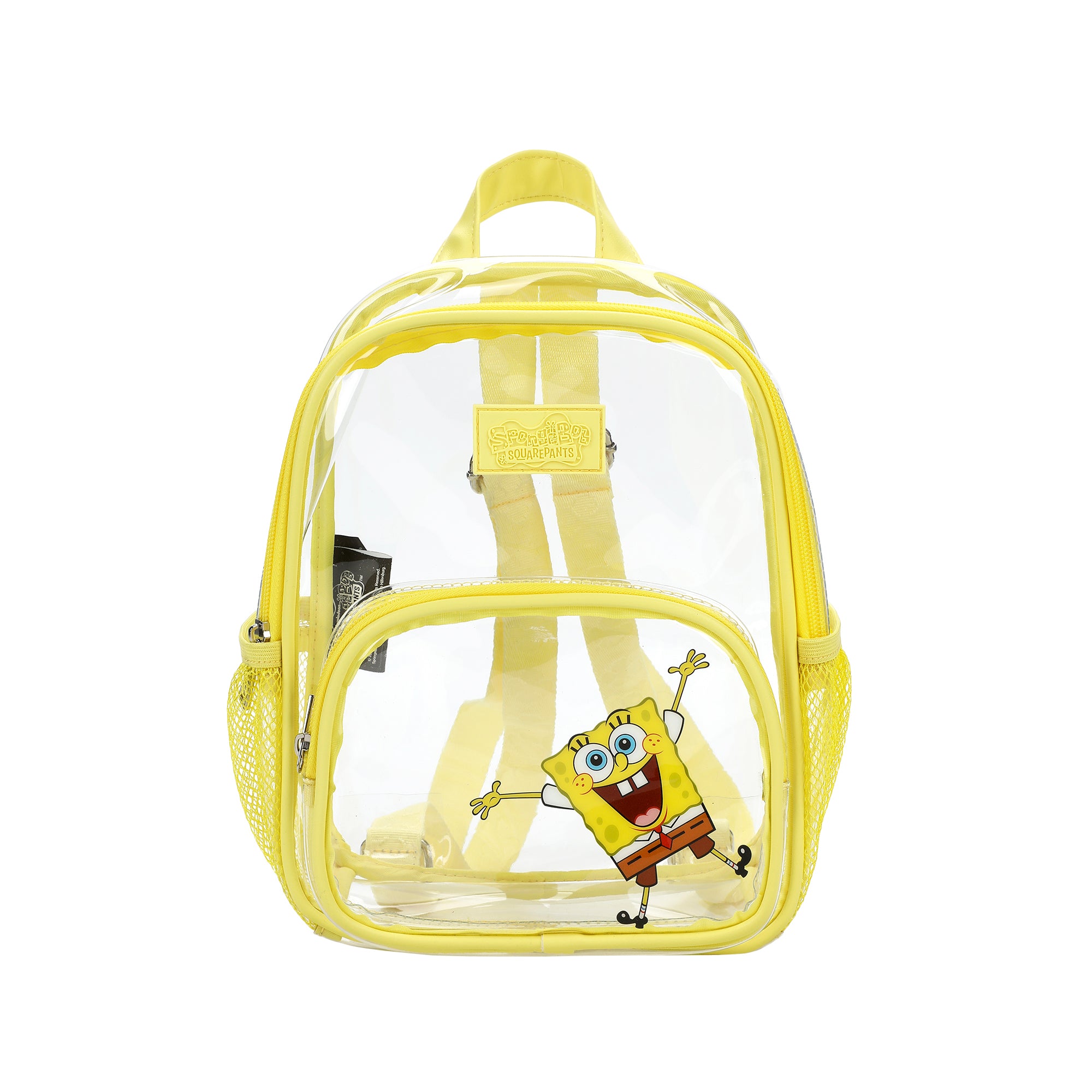 Spongebob Squarepants Open Arms Clear 10" Adult Mini Backpack