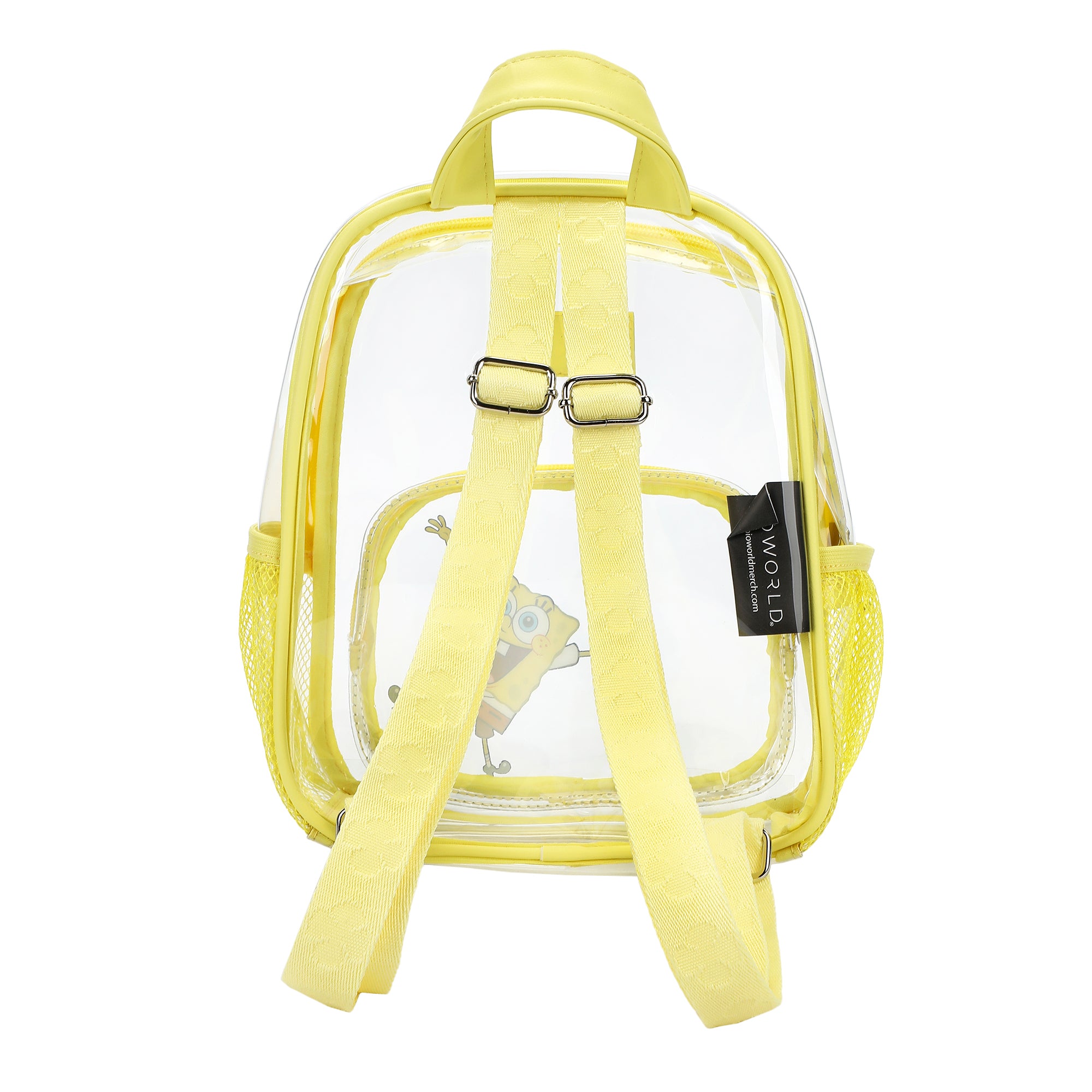 Spongebob Squarepants Open Arms Clear 10" Adult Mini Backpack