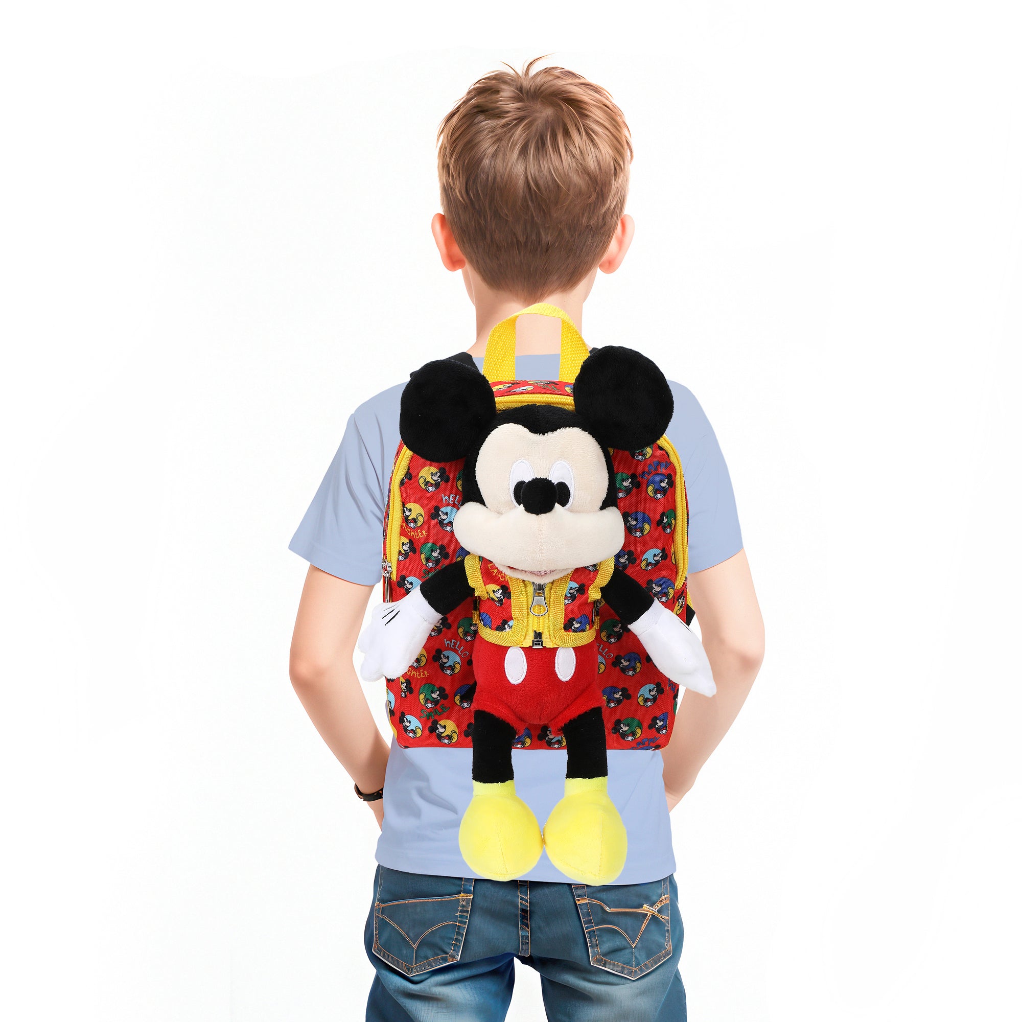 Disney Mickey Mouse Preschool Plush Mickey & 10" Backpack