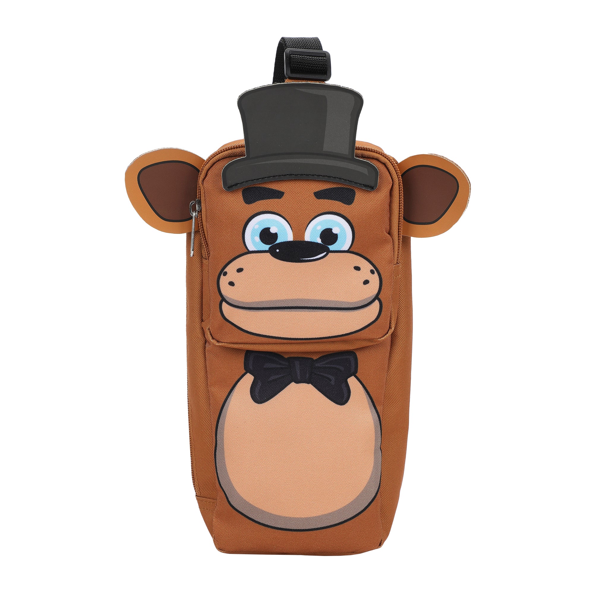Five Nights at Freddy's Freddy Fazbear Crossbody Sling Bag With Adjustable Strap