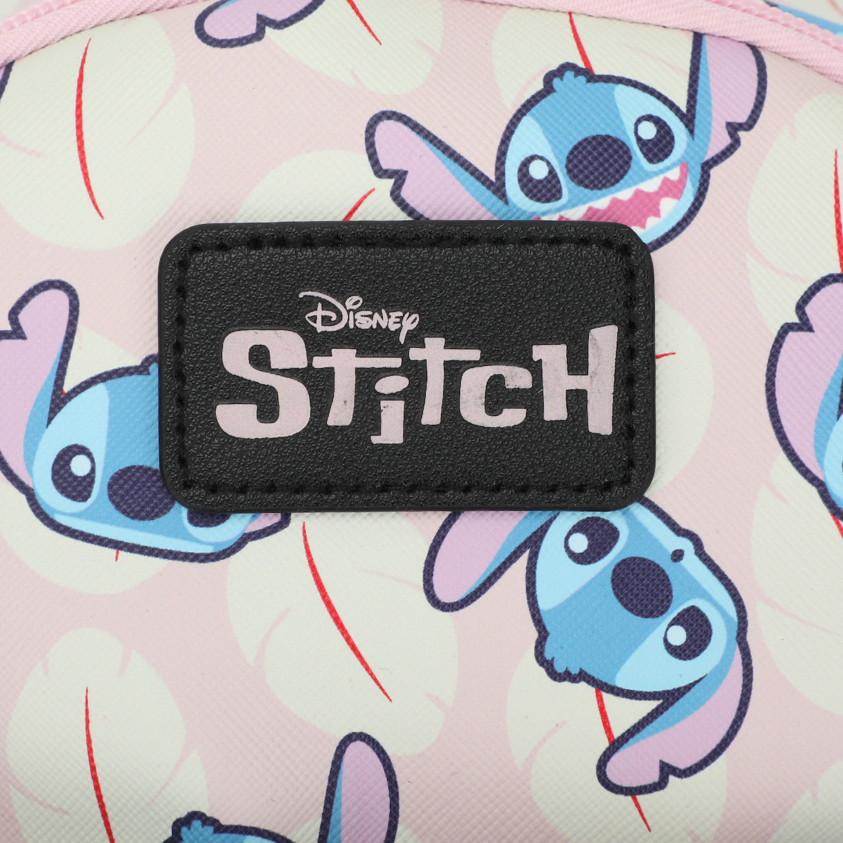 Stitch Character Heads Faux Leather 10.6" White Mini Backpack