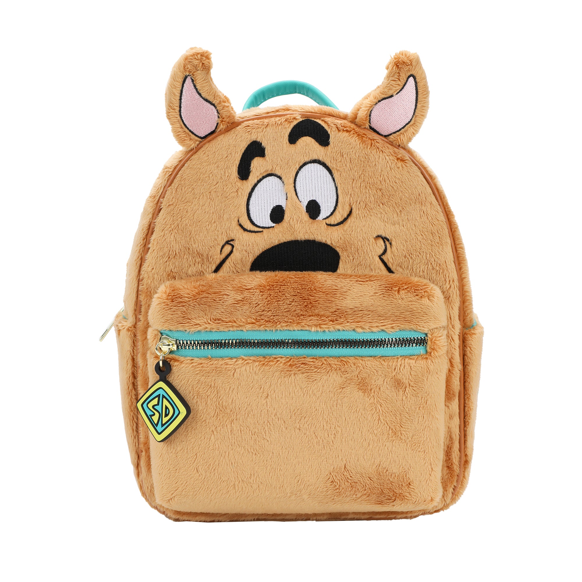 Scooby Doo Faux Fur Brown Mini Character Backpack