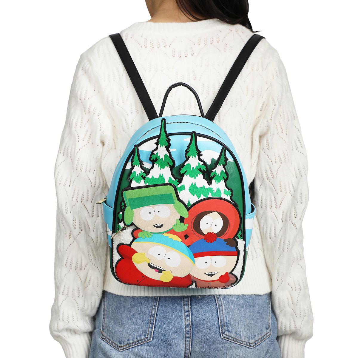 South Park Stan, Kenny, Cartman, and Kyle 10.5" Mini Backpack