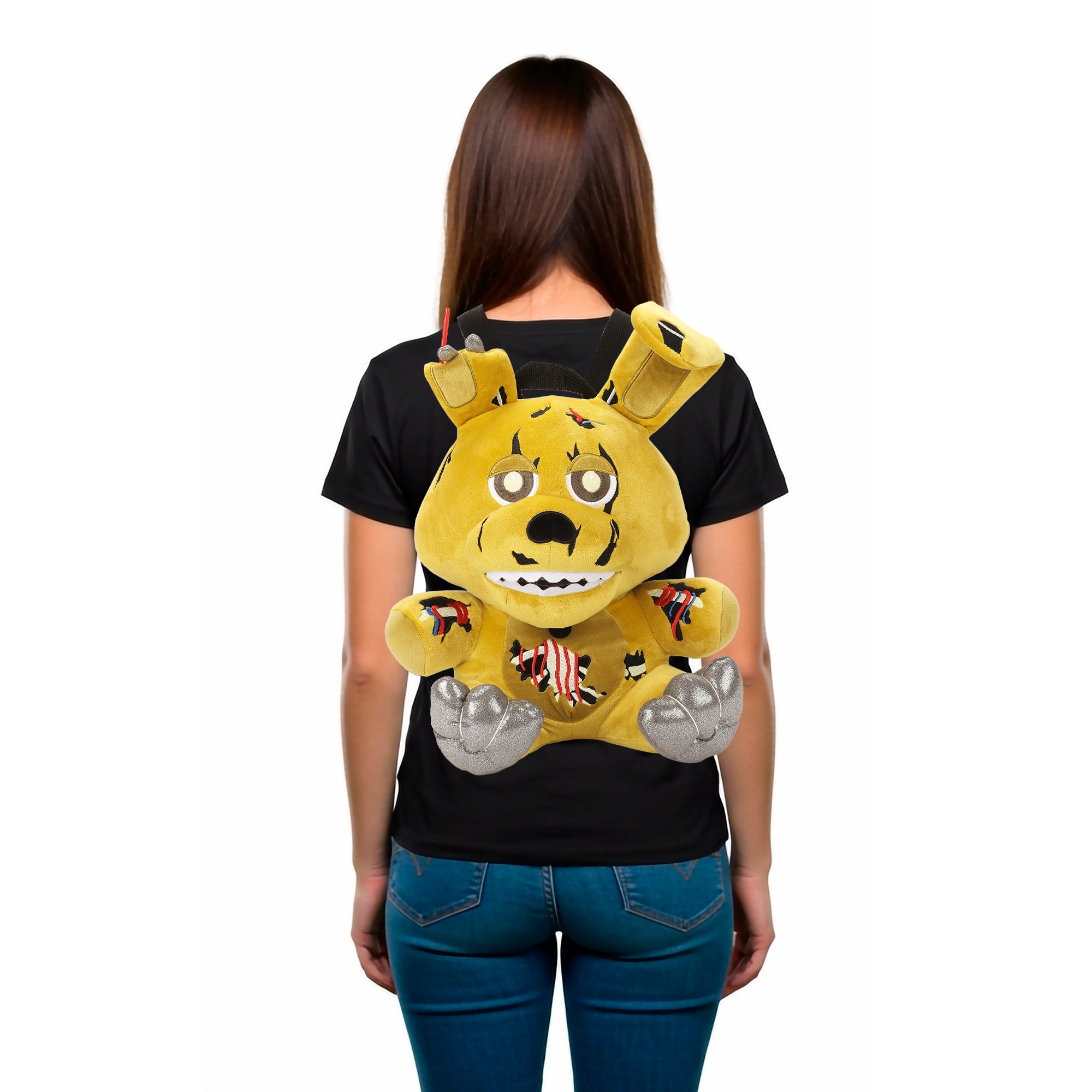 Five Nights at Freddy’s Springtrap Plush Mini Backpack with Glow-in-the-Dark Details