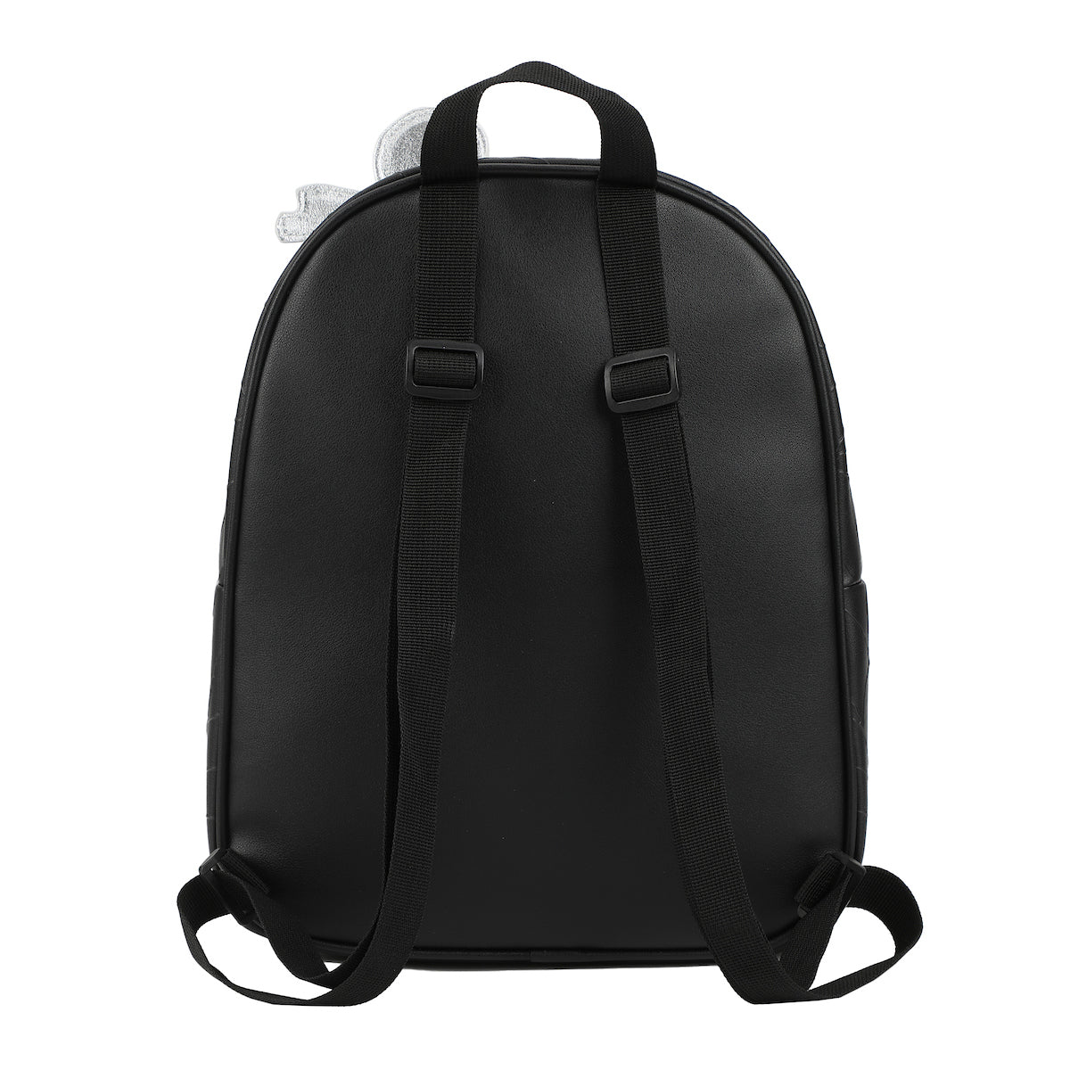 Nightmare Before Christmas Applique Character Art 12.5" Black Mini Backpack