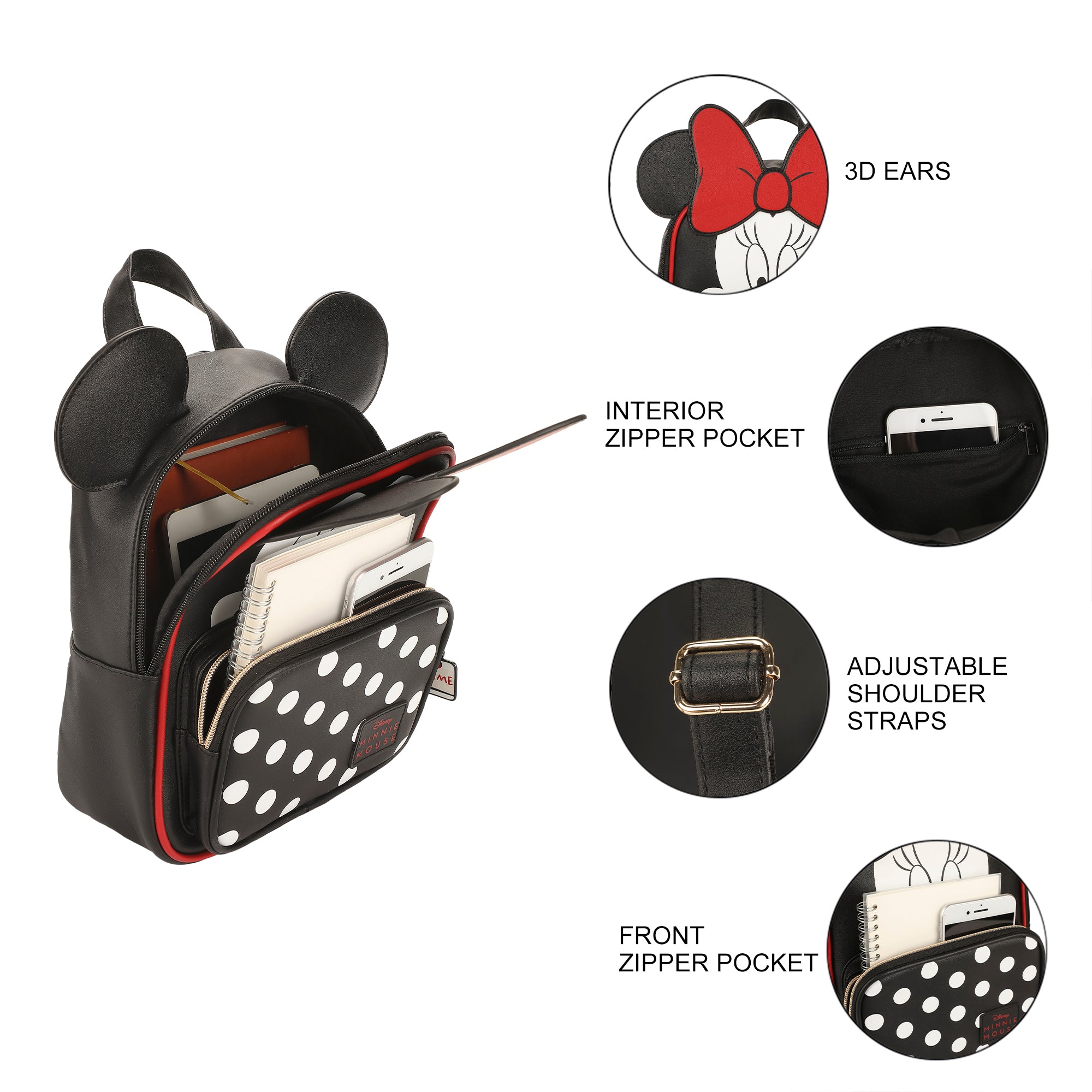 bmason mini backpack Minnie Mouse Classic 11" Women's Mini Backpack