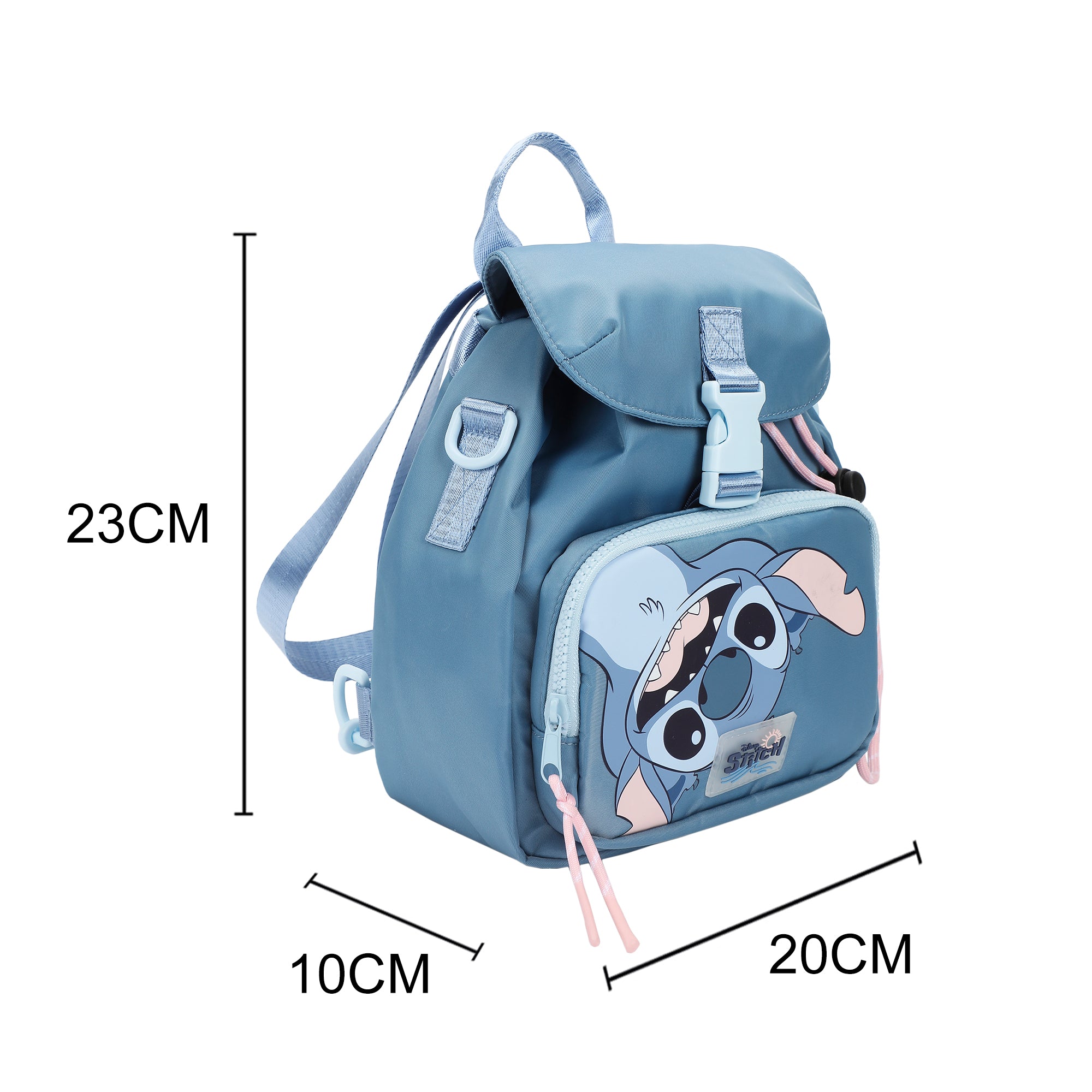 Lilo & Stitch Upside-Down Stitch Blue 8" Mini Backpack