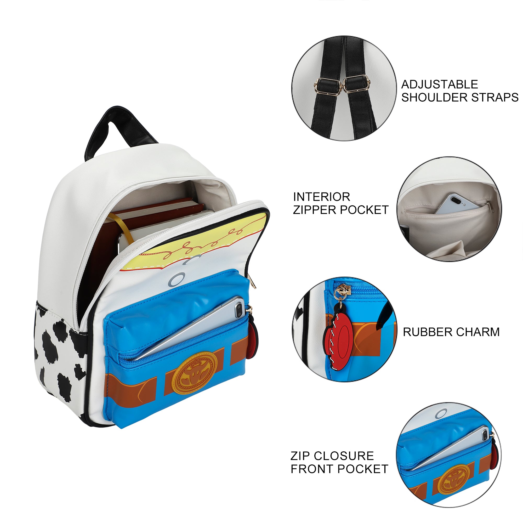 Toy Story Jessie-Inspired 11” Women's Mini Backpack