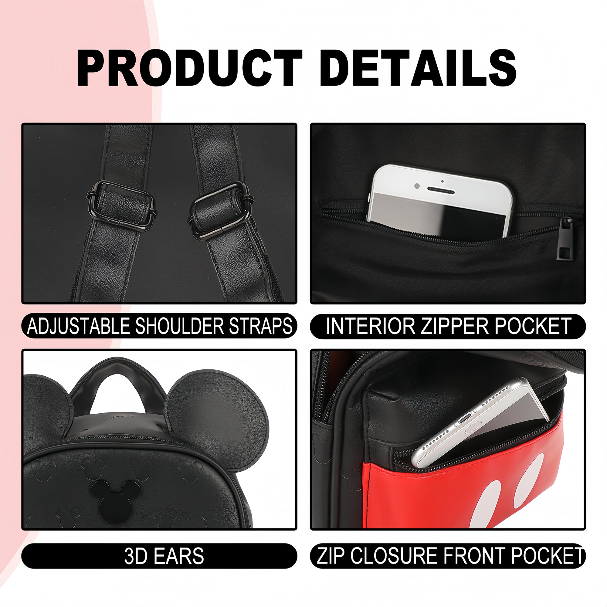 Mickey Mouse Classic 11" Women's Mini Backpack