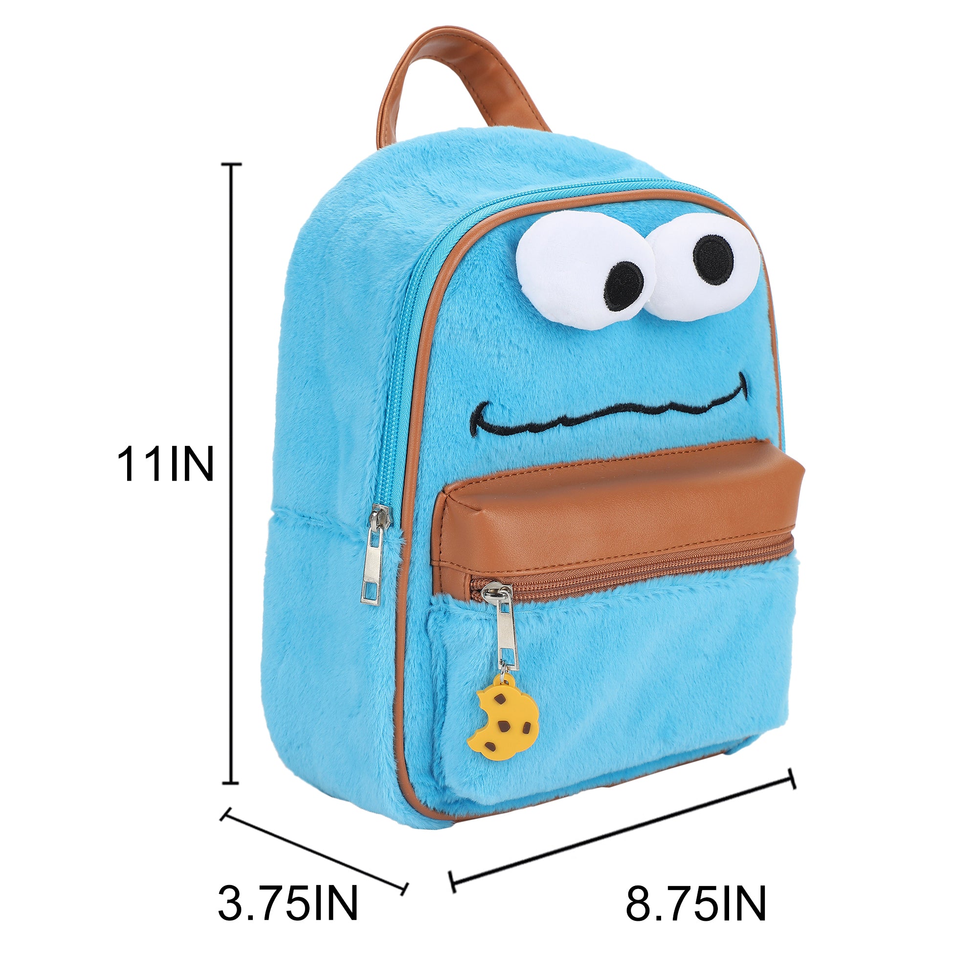 Sesame Street Cookie Monster 11" Women's Mini Backpack