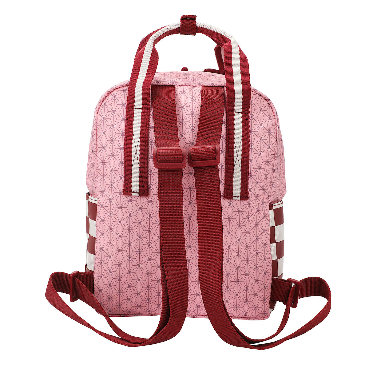 demon slayer: kimetsu no yaiba group mini backpack Demon Slayer Logo Canvas Women's Pink Mini Backpack – Bioworld