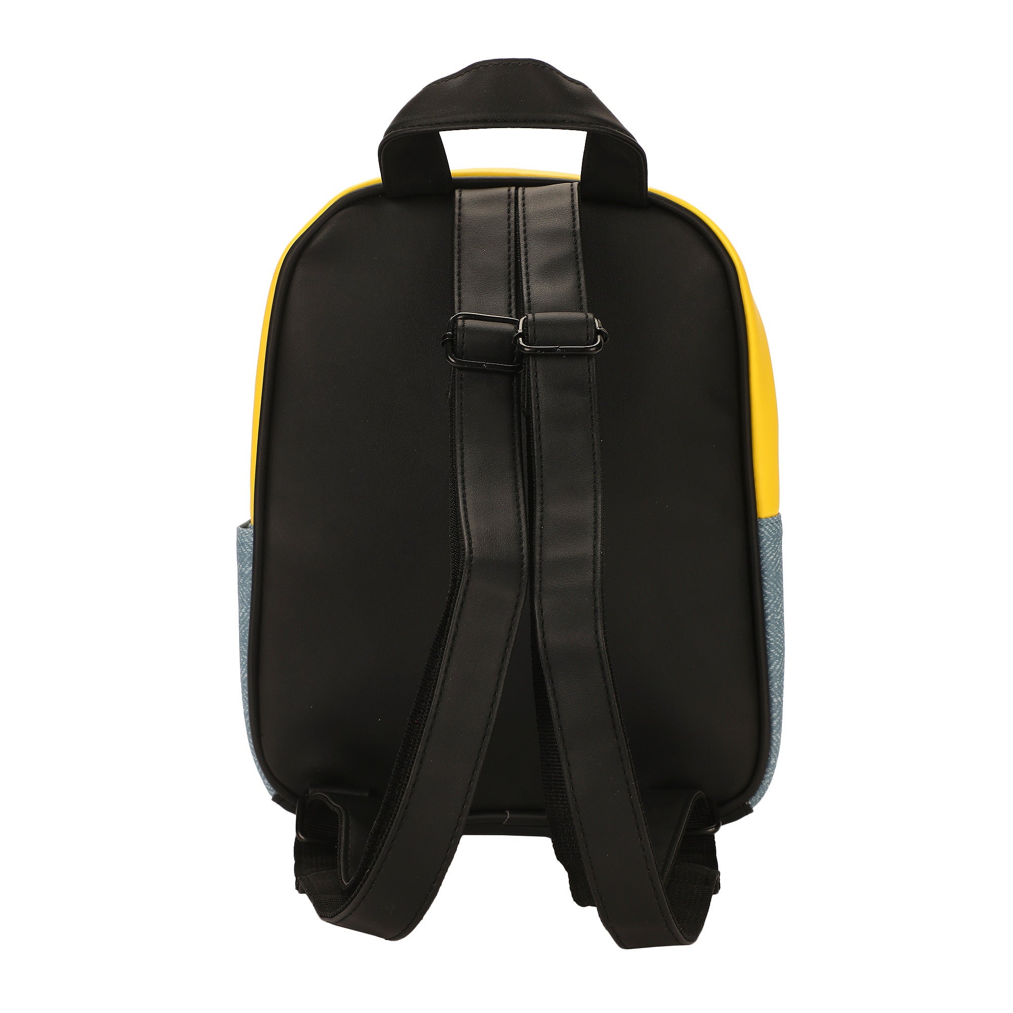 Minions Big Face Women's 11" Mini Backpack with Banana Charm for Fans