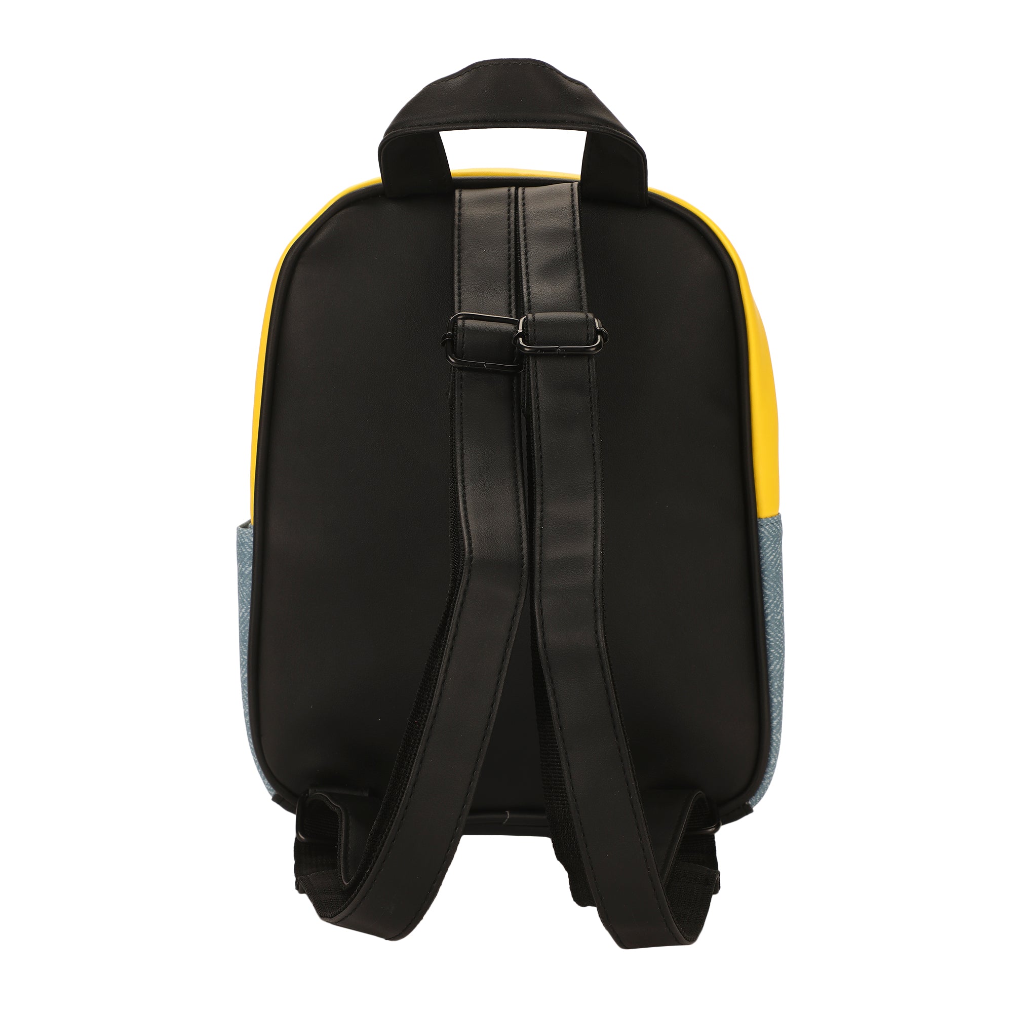 Minions Big Face Women's 11" Mini Backpack with Banana Charm for Fans