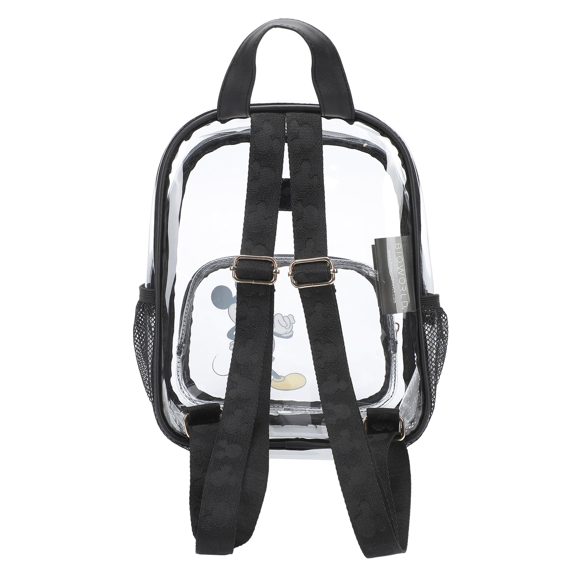 Disney Mickey Mouse Waving Adult 11" Clear Mini Backpack