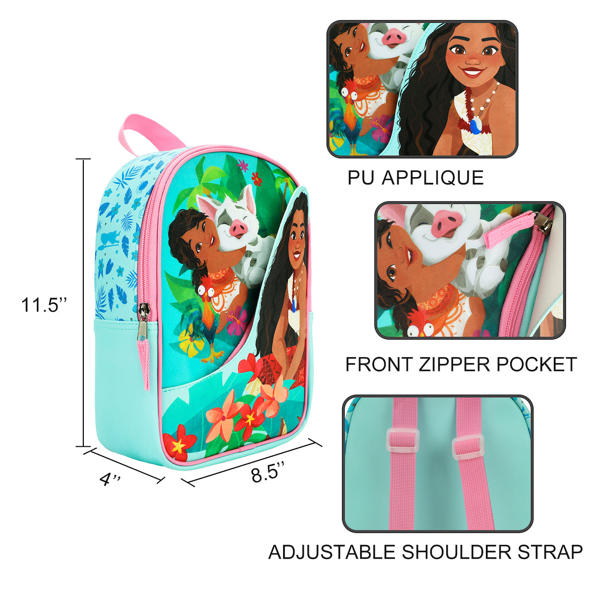 Disney's Moana 2 Moana and Simea 11.5" Mini Backpack