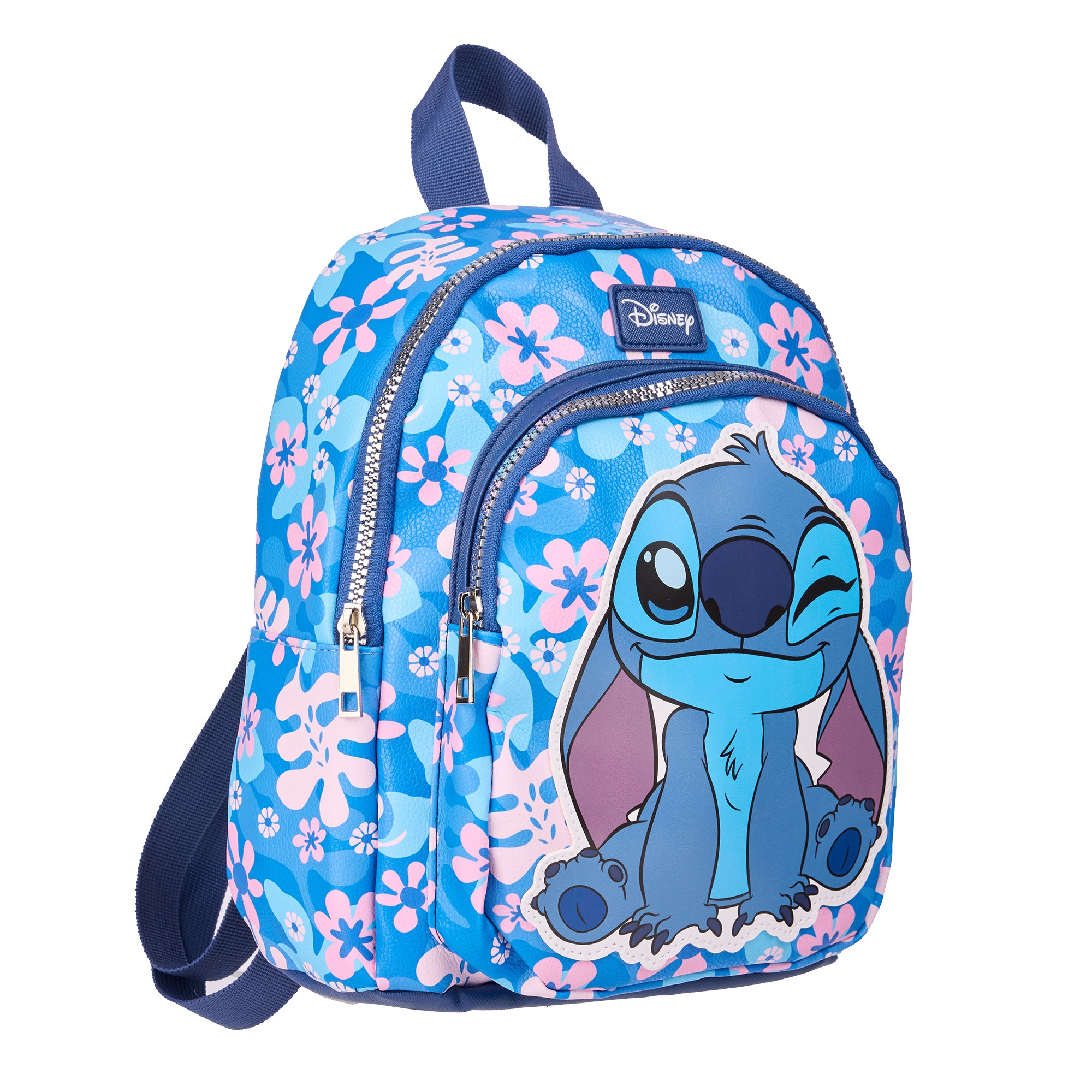 Disney's Stitch With Tropical All-Over Print 10.5" Mini Backpack