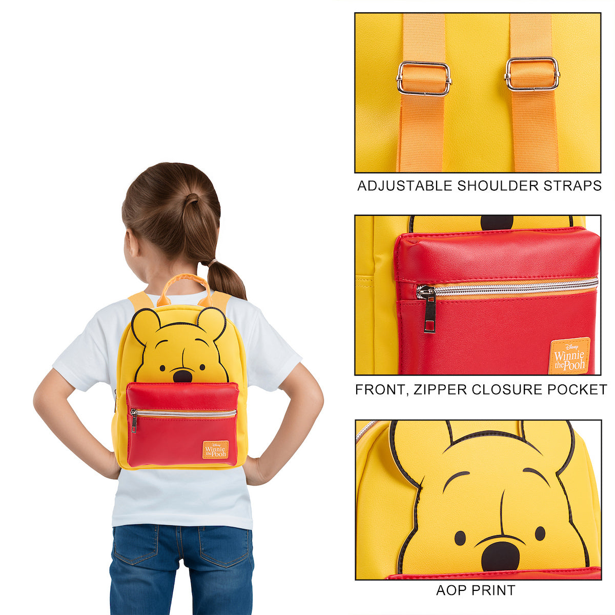 Winnie the Pooh Classic Character 11” Mini Backpack