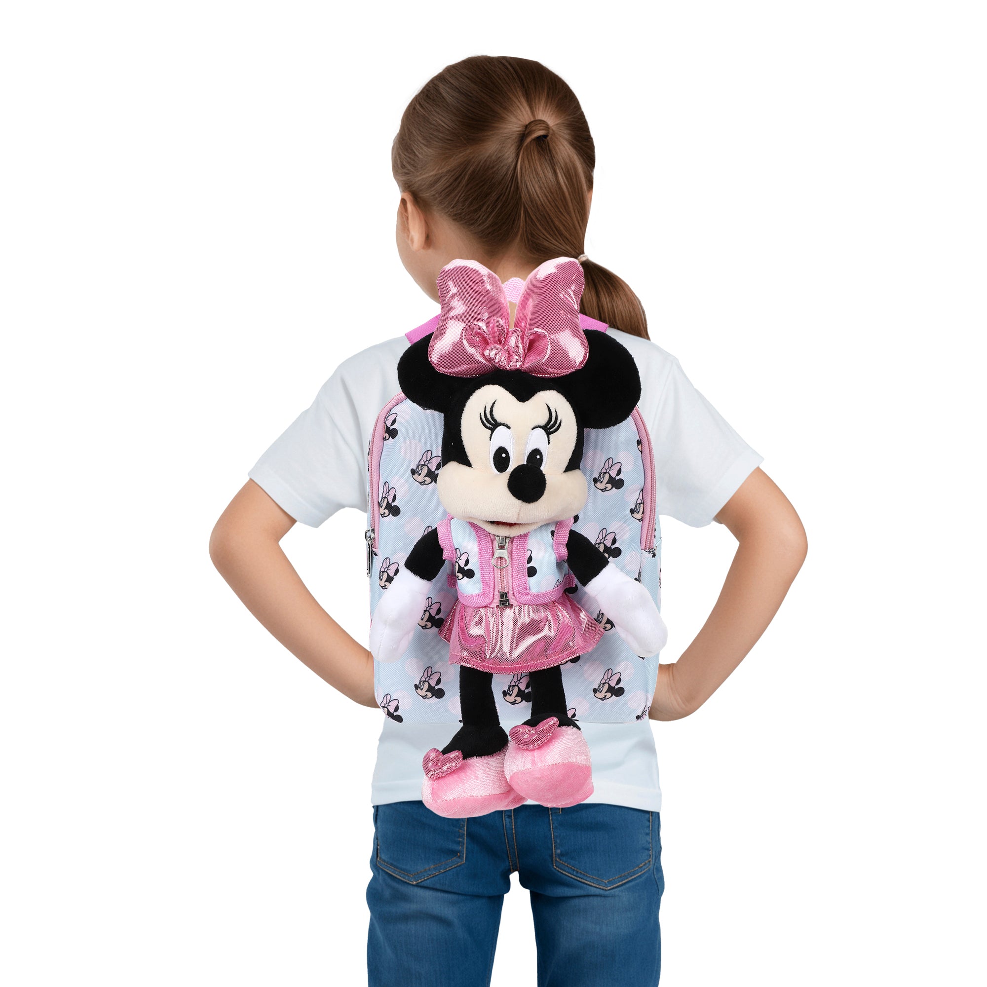 Disney Minnie Mouse Preschool Plush Mickey & 10" Backpack