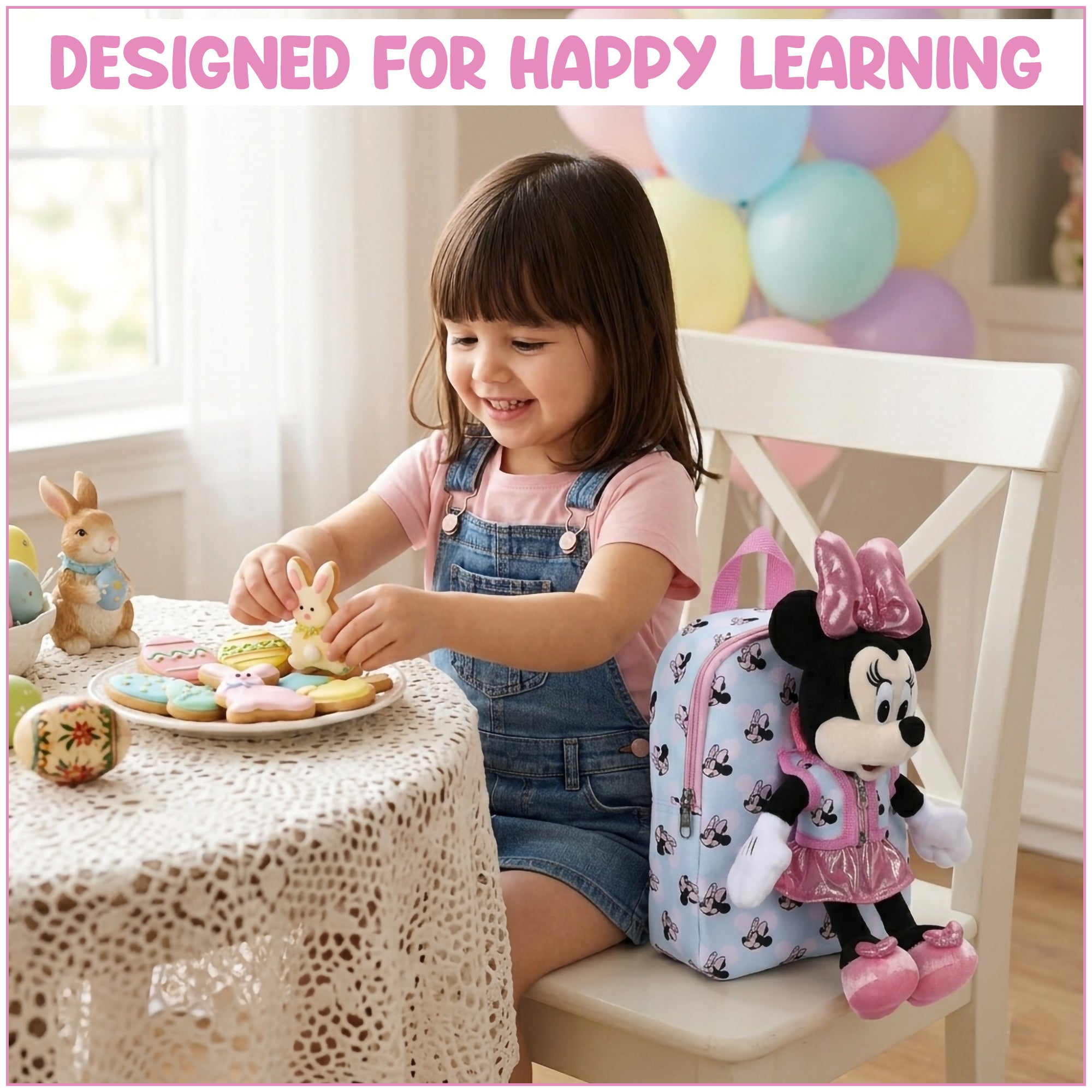 Disney Minnie Mouse Preschool Plush Mickey & 10" Backpack